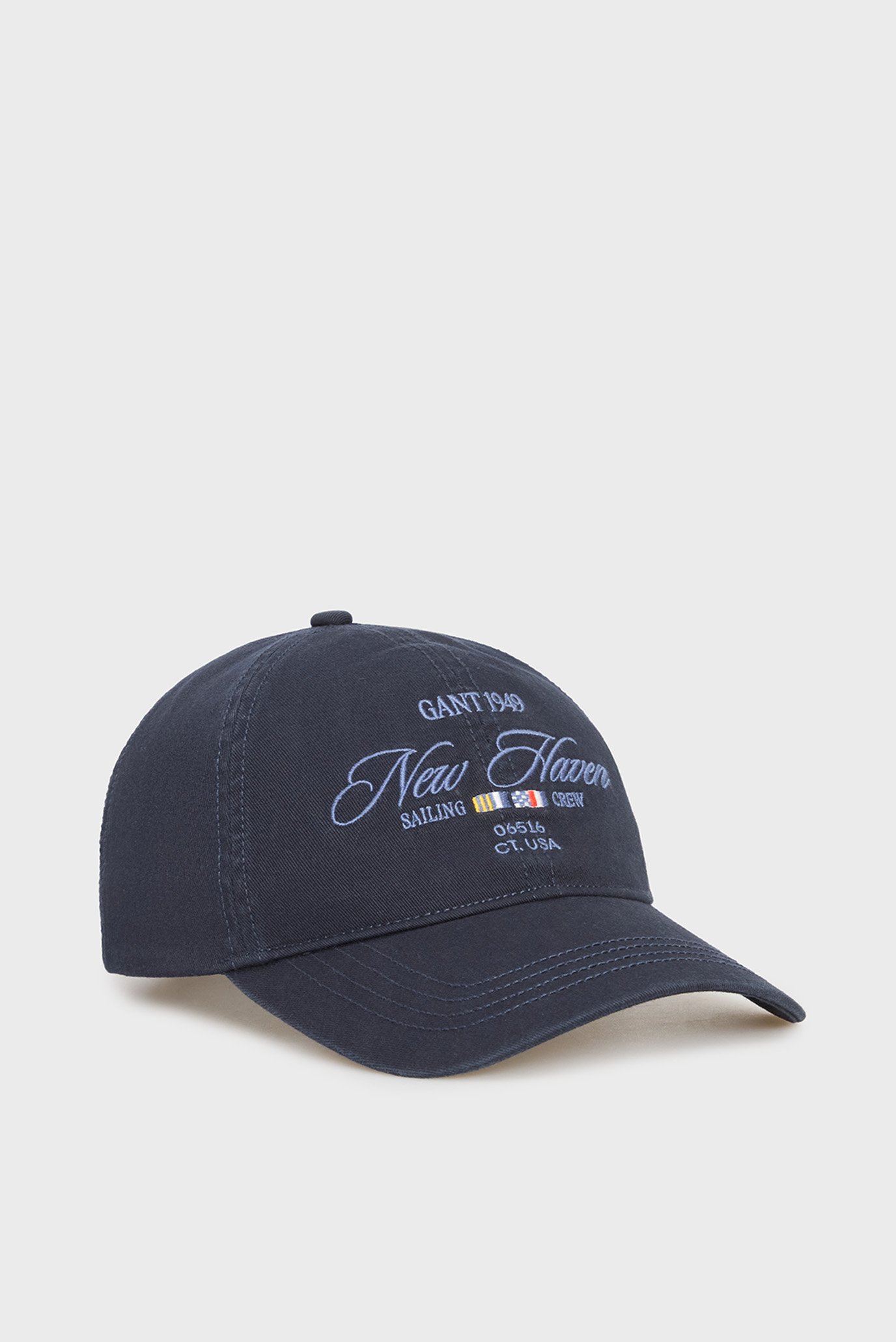 Женская темно-синяя кепка HAVEN COTTON CAP Синий ONESIZE Gant 4901007 Женская темно-синяя кепка HAVEN COTTON CAP Синий ONESIZE Gant 4901007