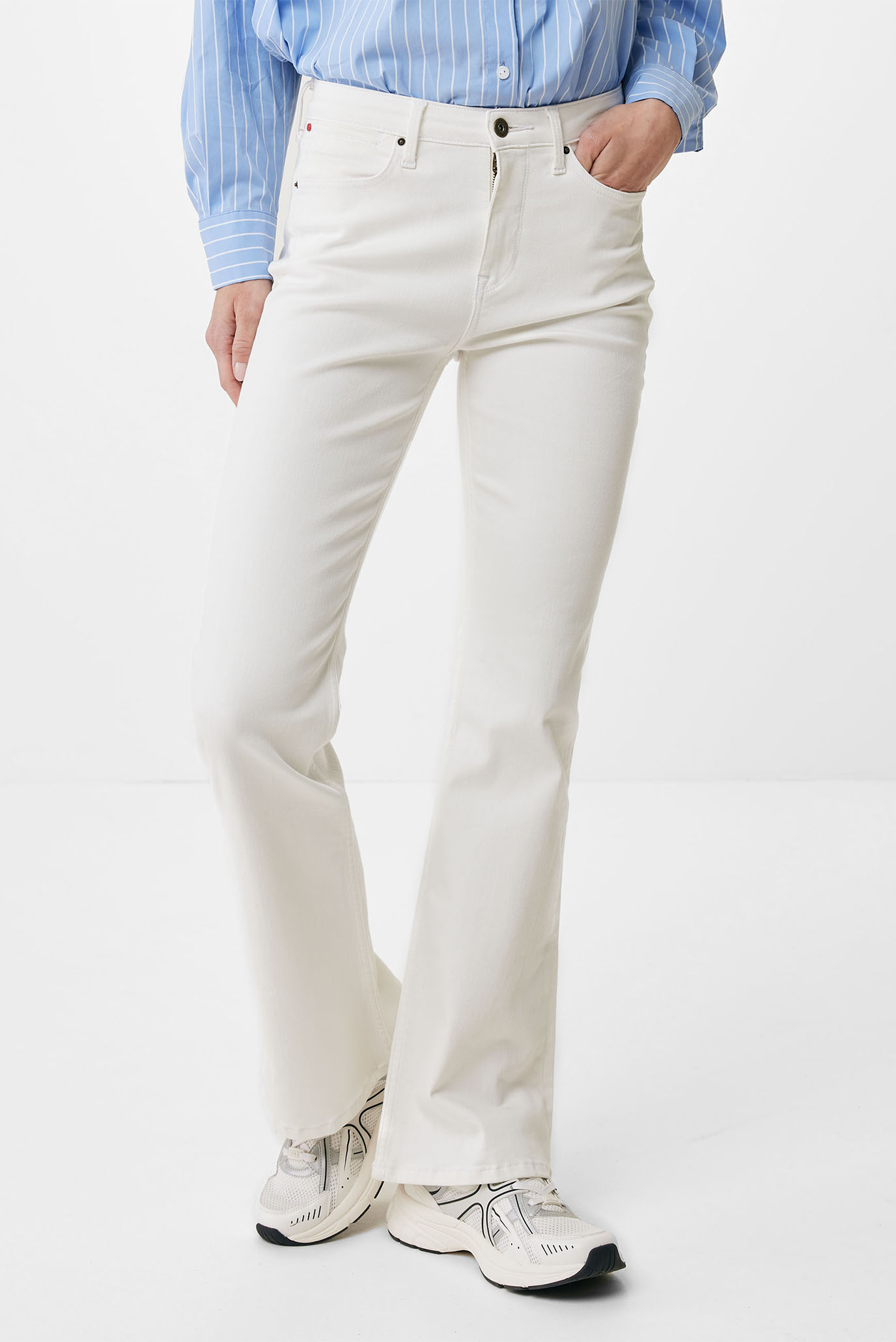 Женские белые джинсы EVY 1