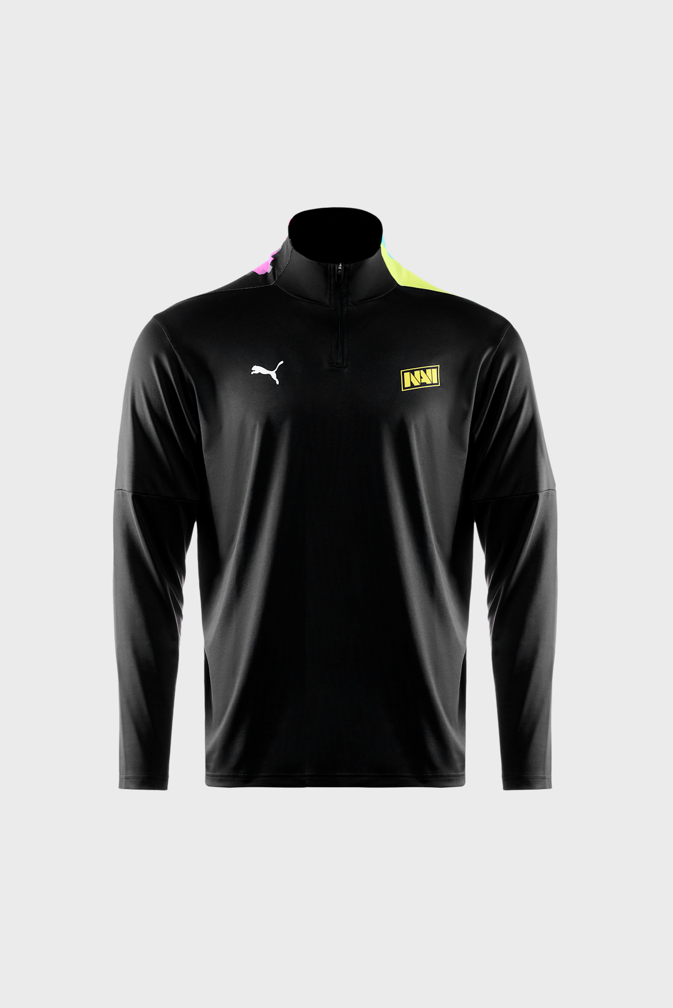 Мужской черный лонгслив NAVI x PUMA 2024 Pro Kit Half Zip Top 1