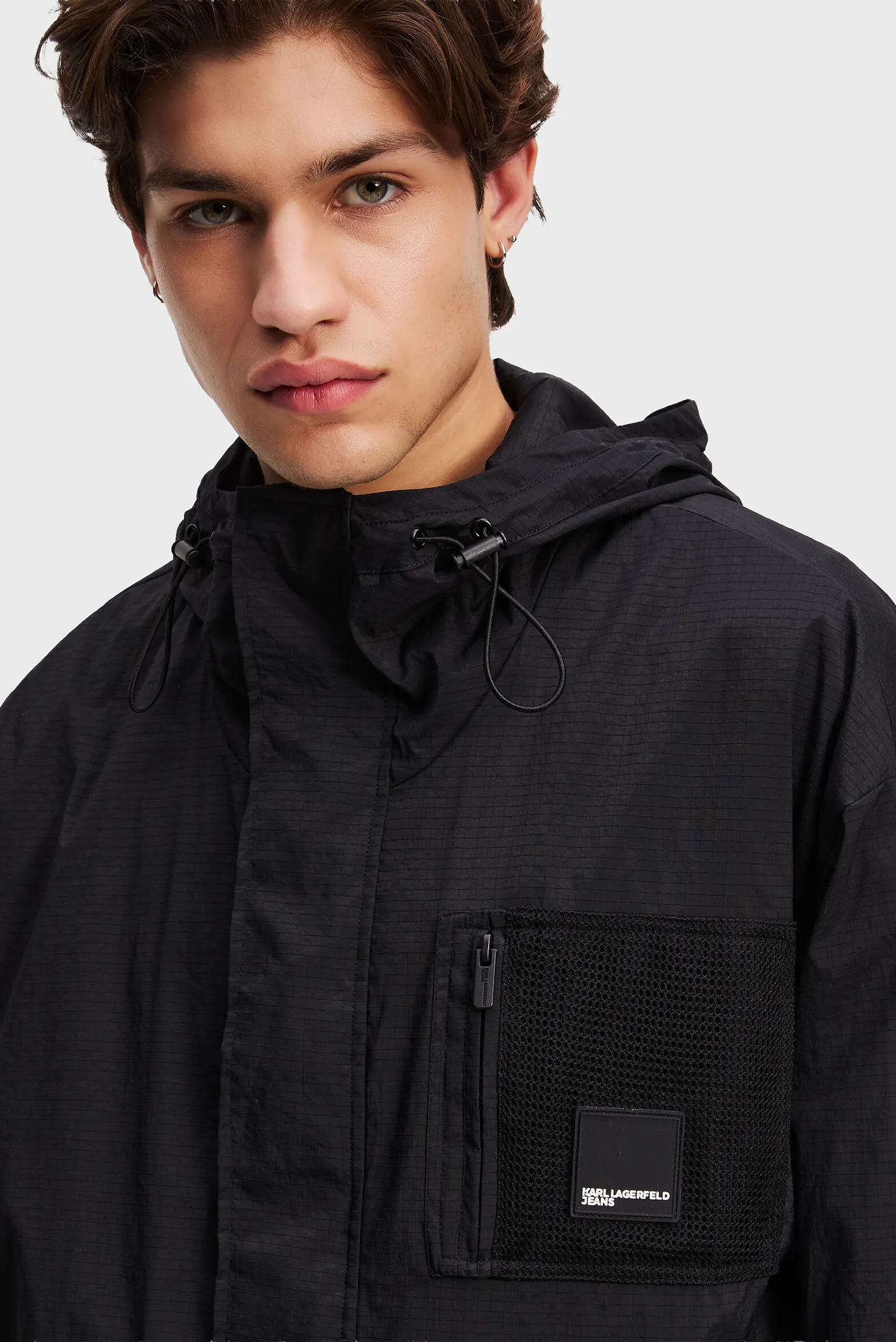 Мужская черная куртка pocket jacket 4