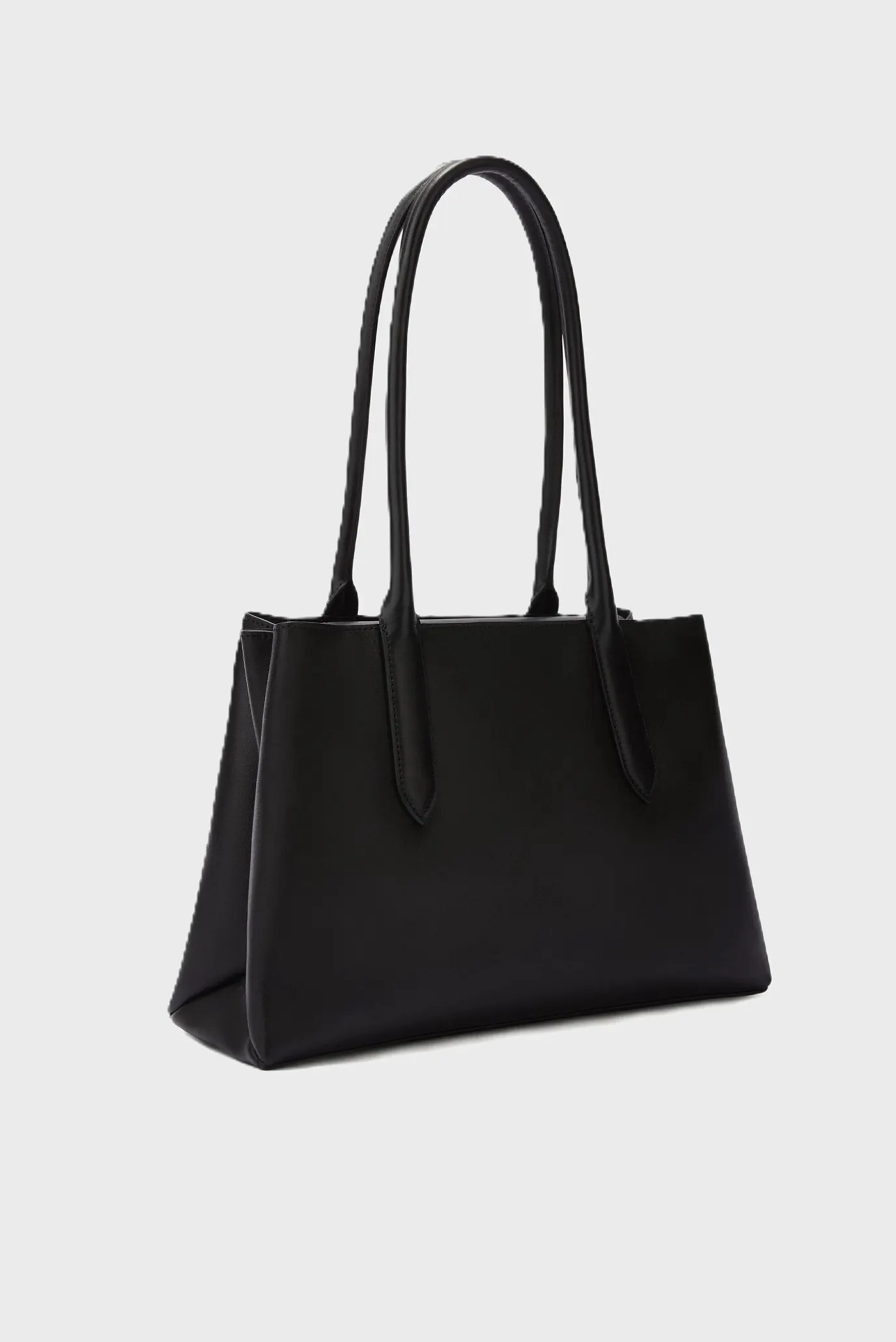 Жіноча чорна шкіряна сумка 3