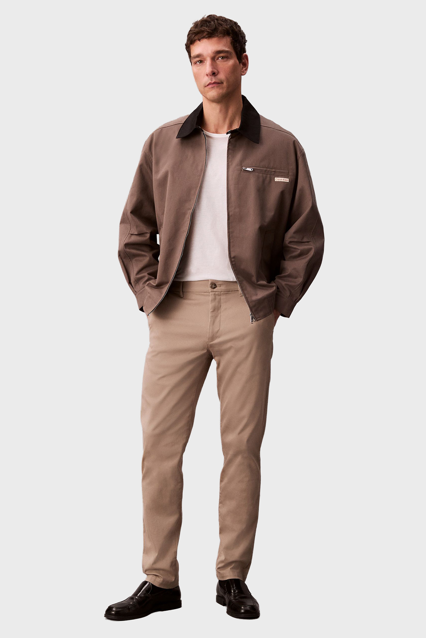 Мужские бежевые чиносы STRETCH Бежевый 30-32 Calvin Klein LV040EM633 Мужские бежевые чиносы STRETCH Бежевый 30-32 Calvin Klein LV040EM633