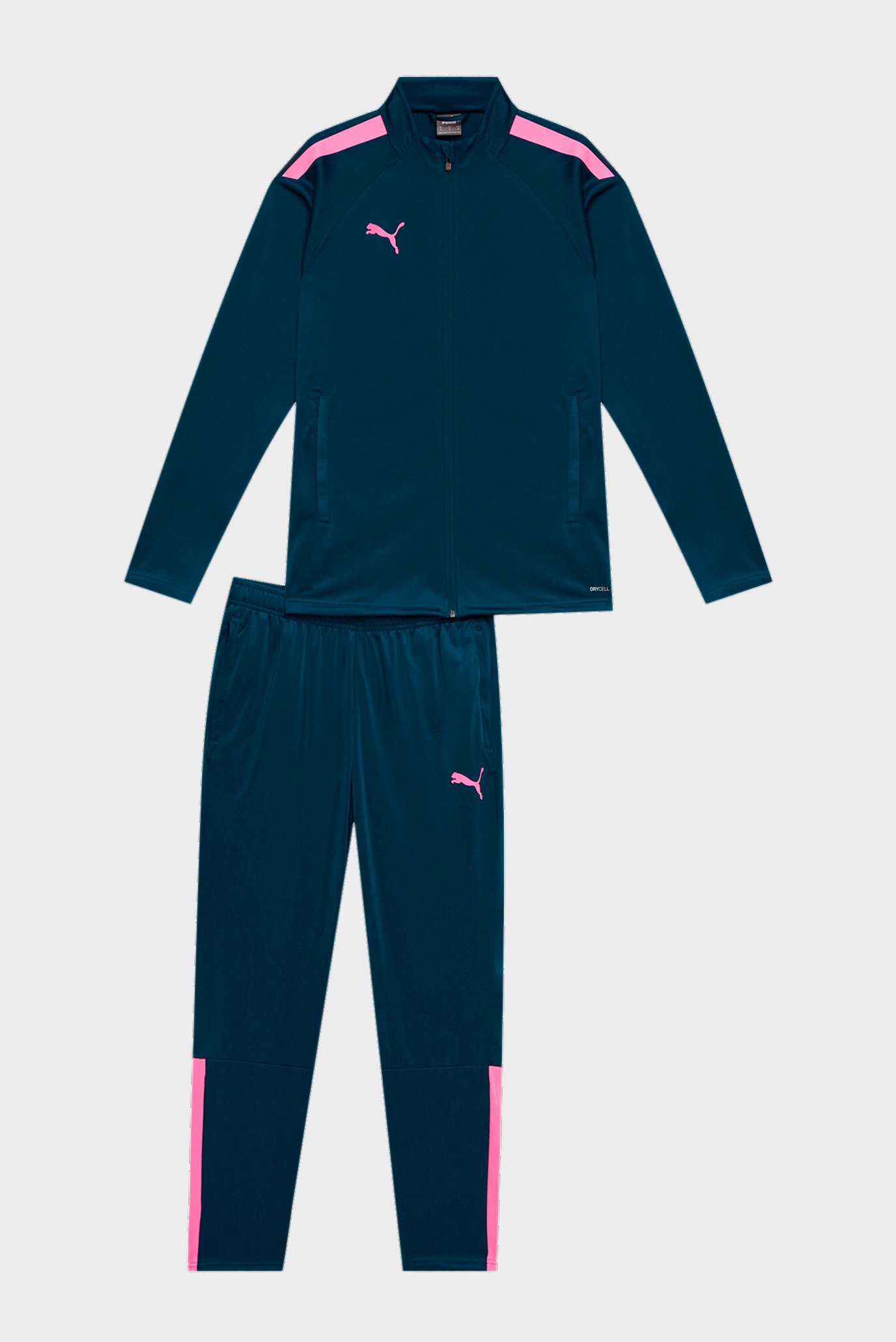 Чоловічий бірюзовий спортивний костюм (кофта, штани) teamLIGA Football Tracksuit Men 1