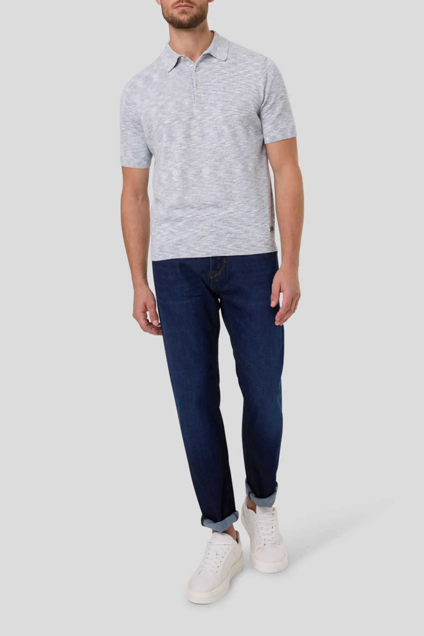 Мужские темно-синие джинсы 2