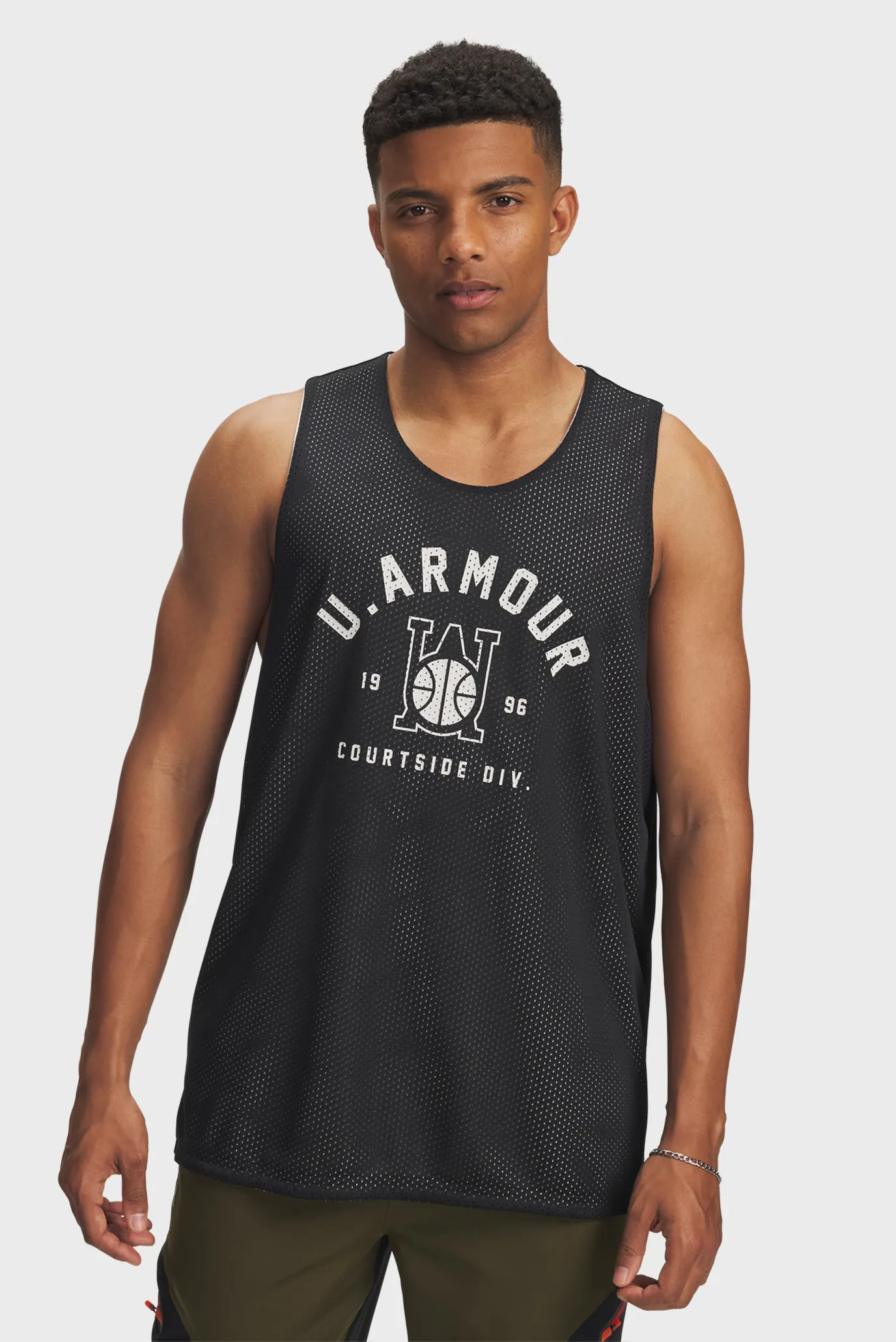 Мужская двусторонняя майка UA M Courtside Reversble Jsy 2