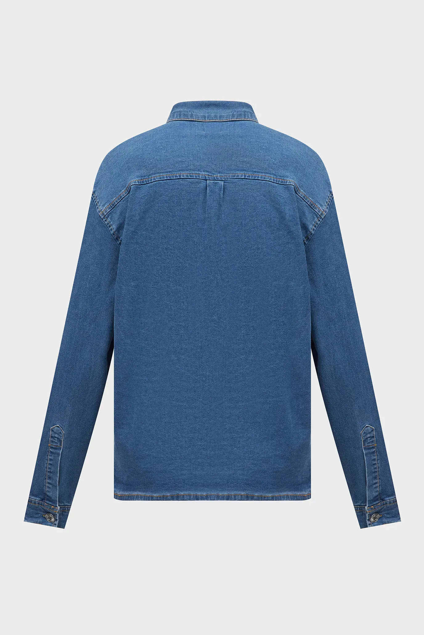 Мужская синяя джинсовая рубашка DPLoose Oversized Denim Shirt 2