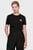 Жіноча чорна футболка SMD MDRN REG EMB C-NK SS