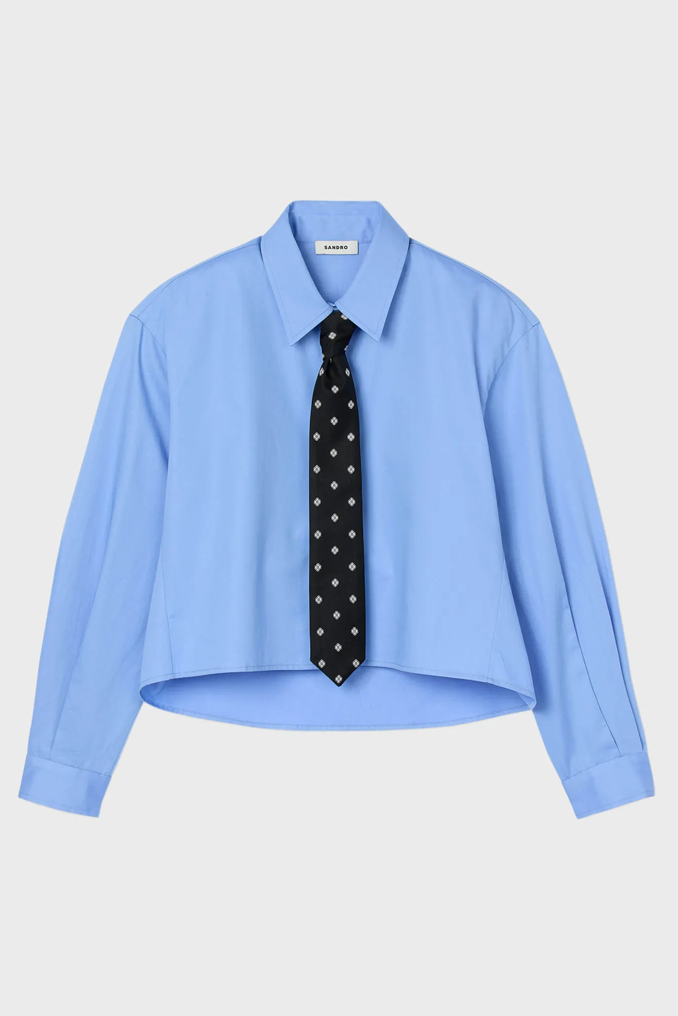 Жіноча блакитна сорочка 7