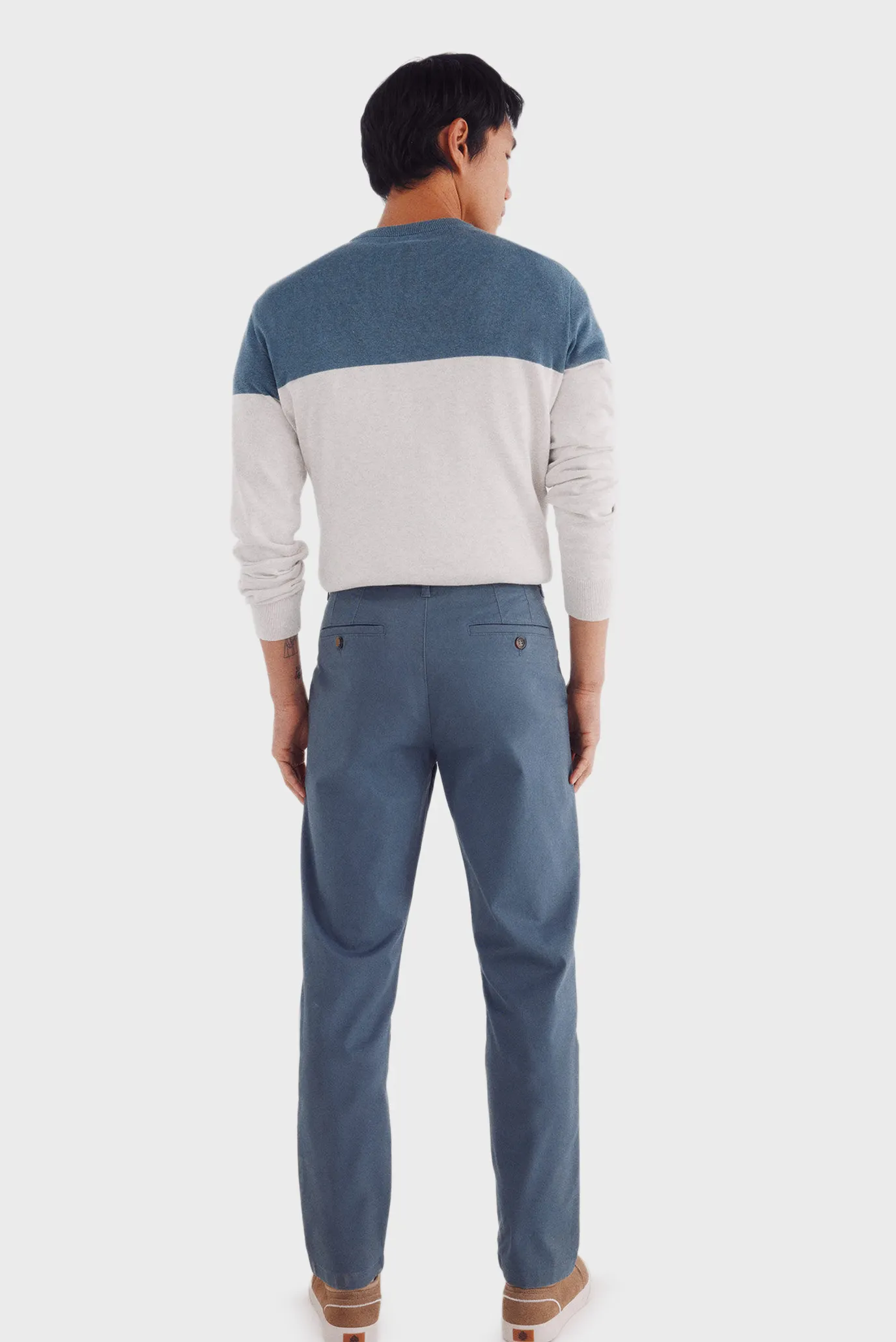 Чоловічі блакитні чіноси Slim fit 3