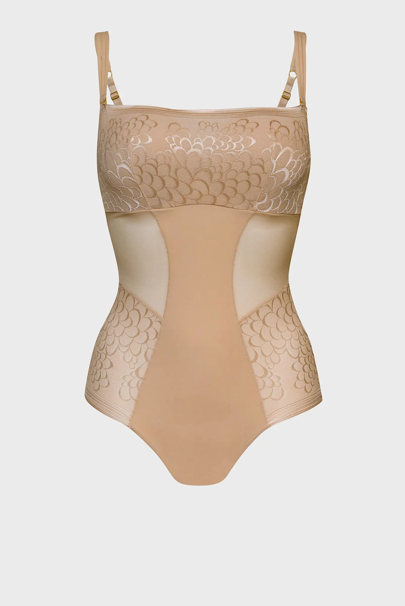 Жіночий бежевий комбідрес 4