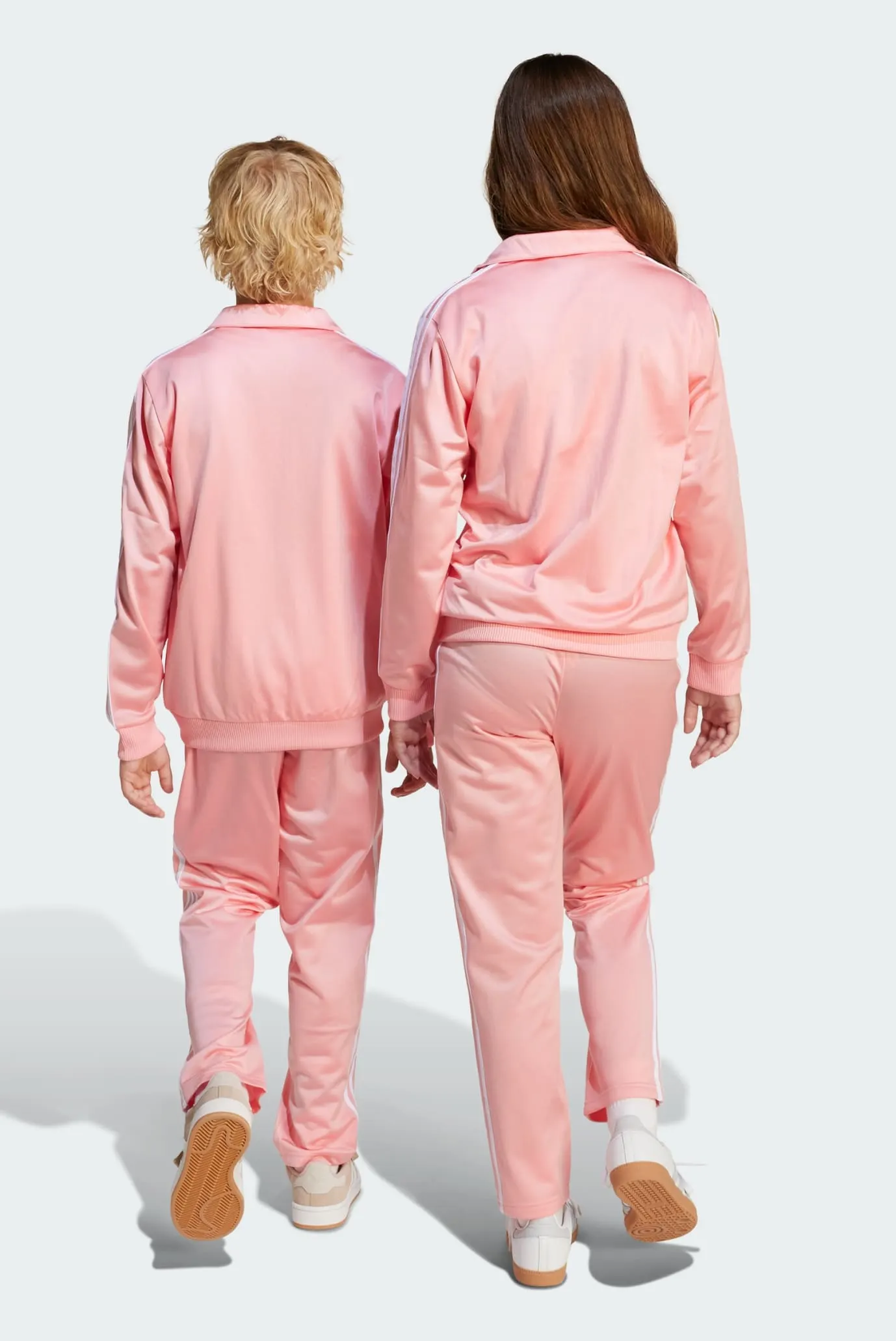 Детские розовые спортивные брюки Adicolor Firebird Kids 3