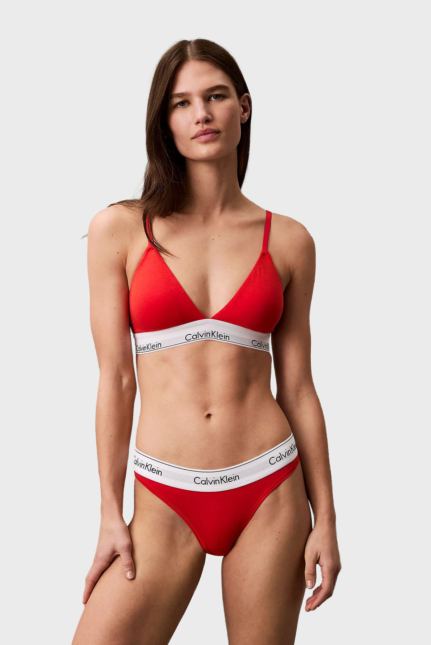 Женский красный бюстгальтер LIGHTLY LINED TRIANG Красный S Calvin Klein 000QF5650E Женский красный бюстгальтер LIGHTLY LINED TRIANG Красный S Calvin Klein 000QF5650E
