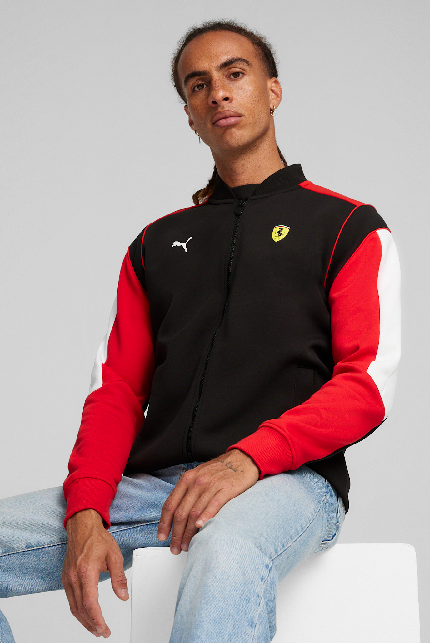 Чоловіча спортивна кофта Scuderia Ferrari Race MT7 Men's Motorsport Track Jacket 1