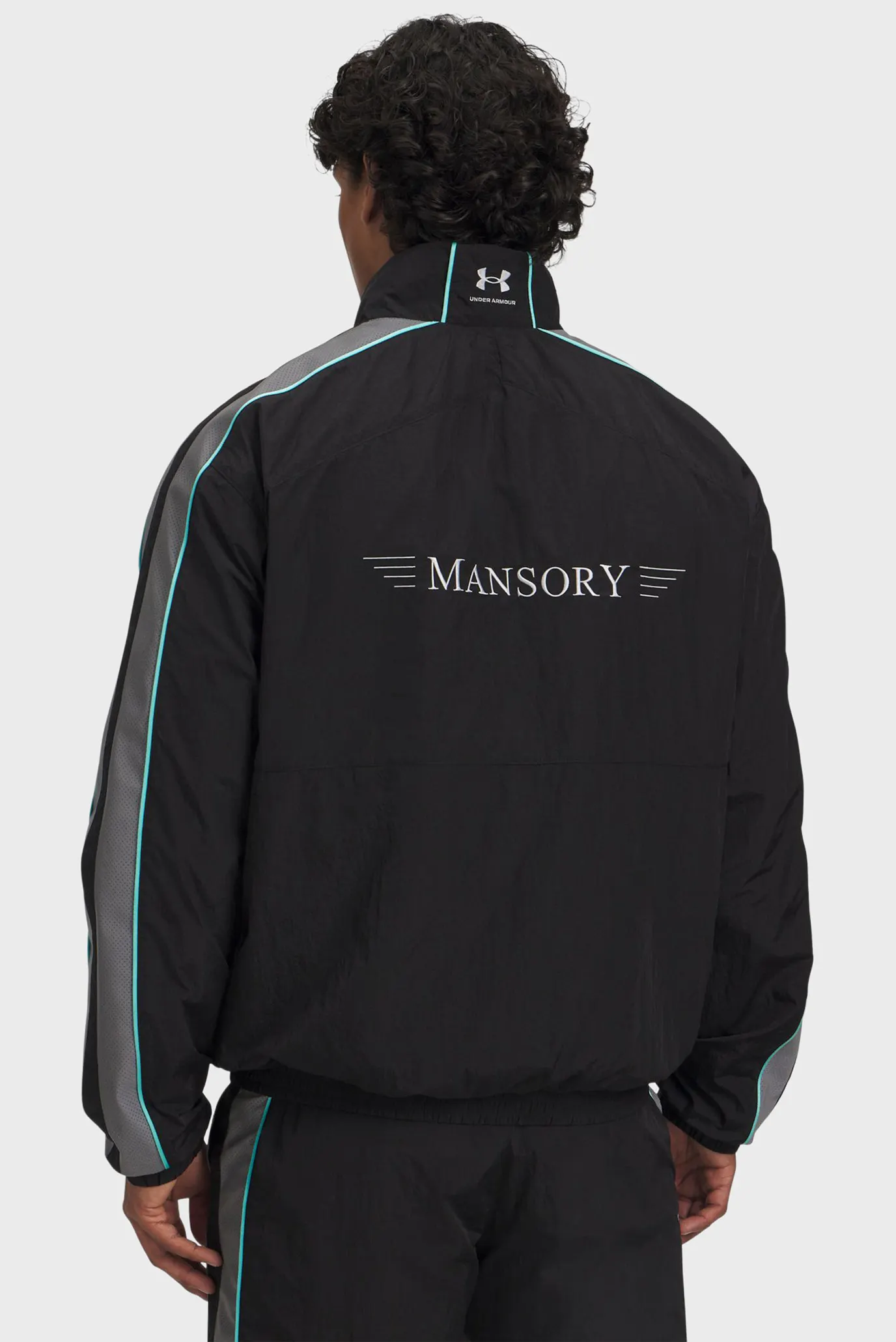 Мужская черная ветровка UA x Mansory Icon Track Jkt Under