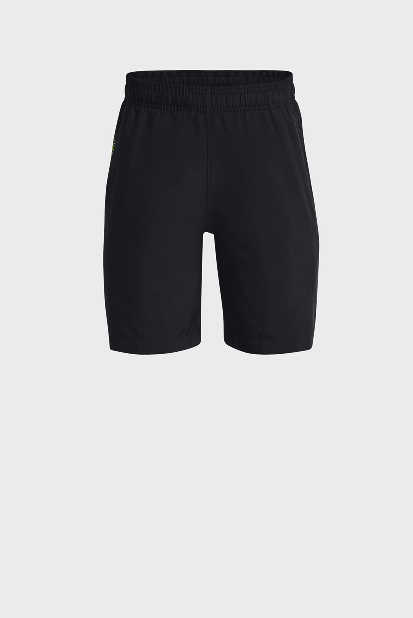 Детские черные шорты UA Woven Graphic Shorts 1