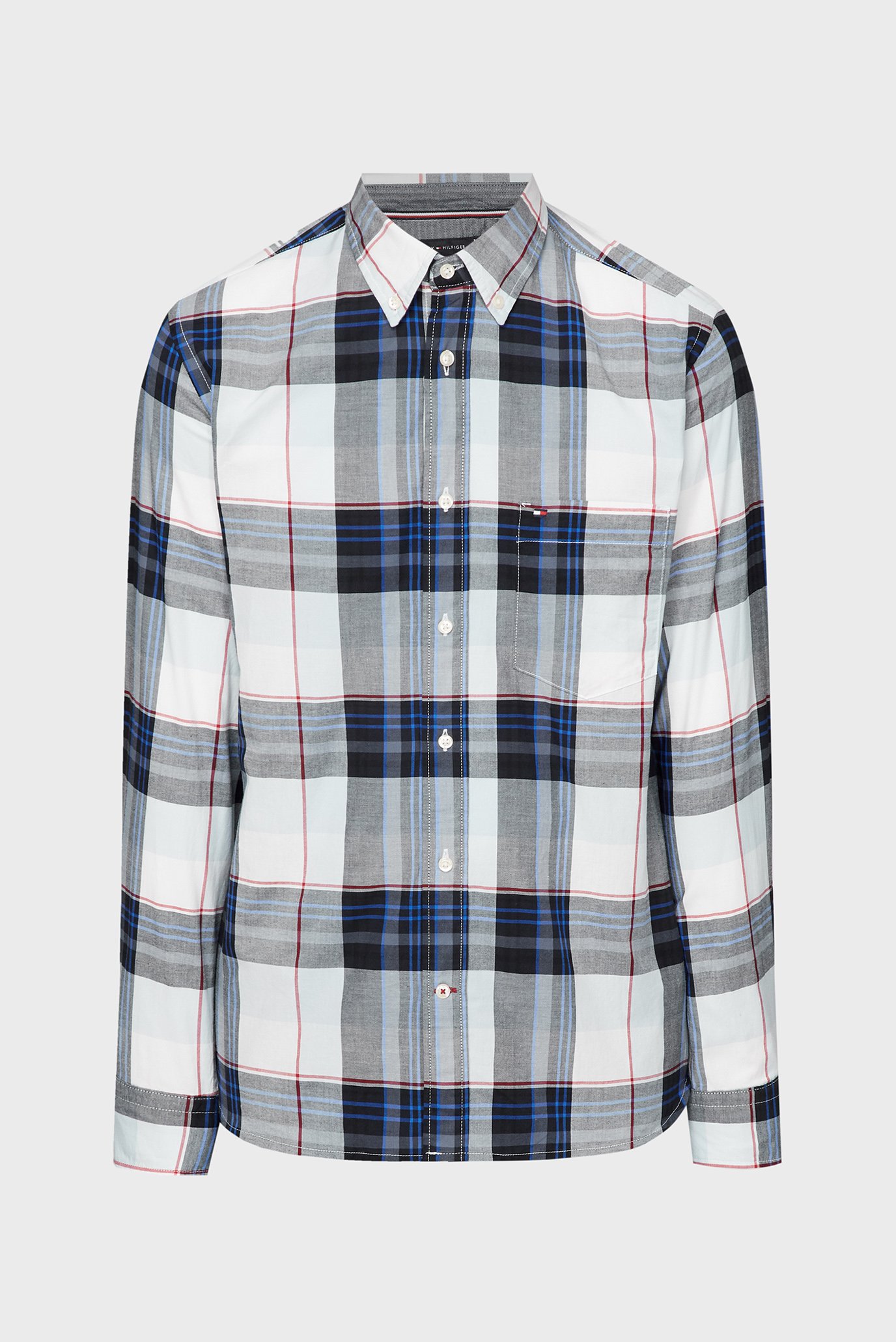 Мужская рубашка в клетку NATURAL SOFT CHECK RF SHIRT 1