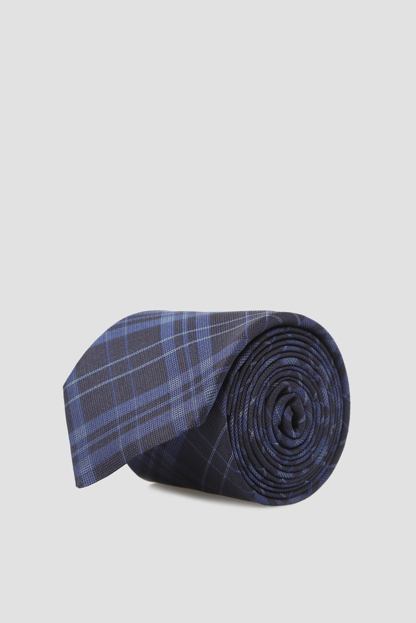 Мужской синий шелкова галстук 1