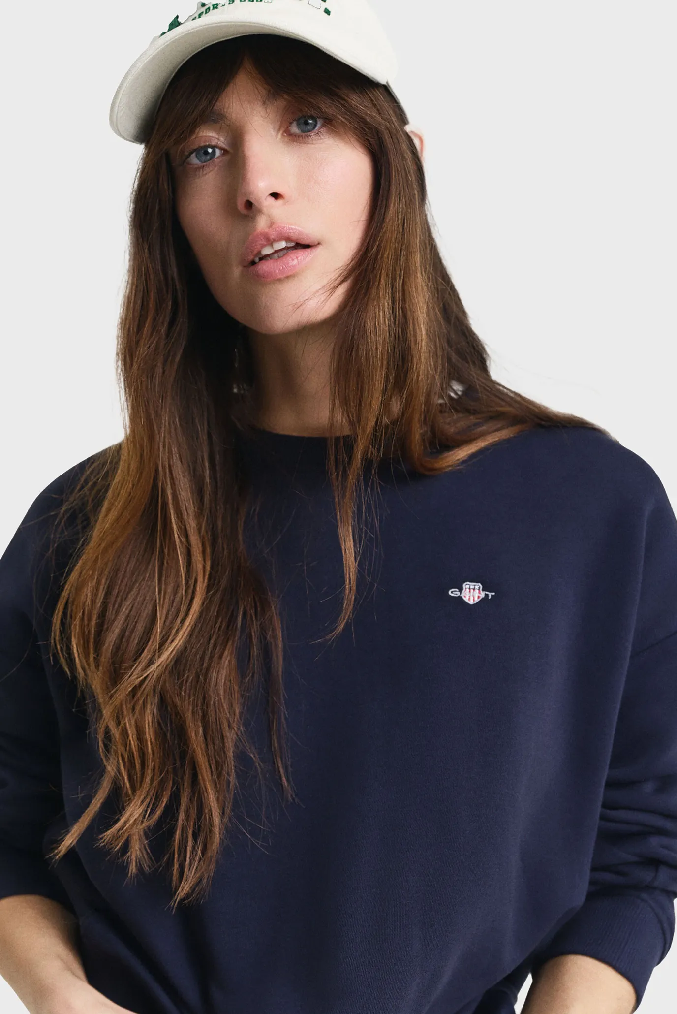 Жіночий темно-синій світшот SHIELD C-NECK 4