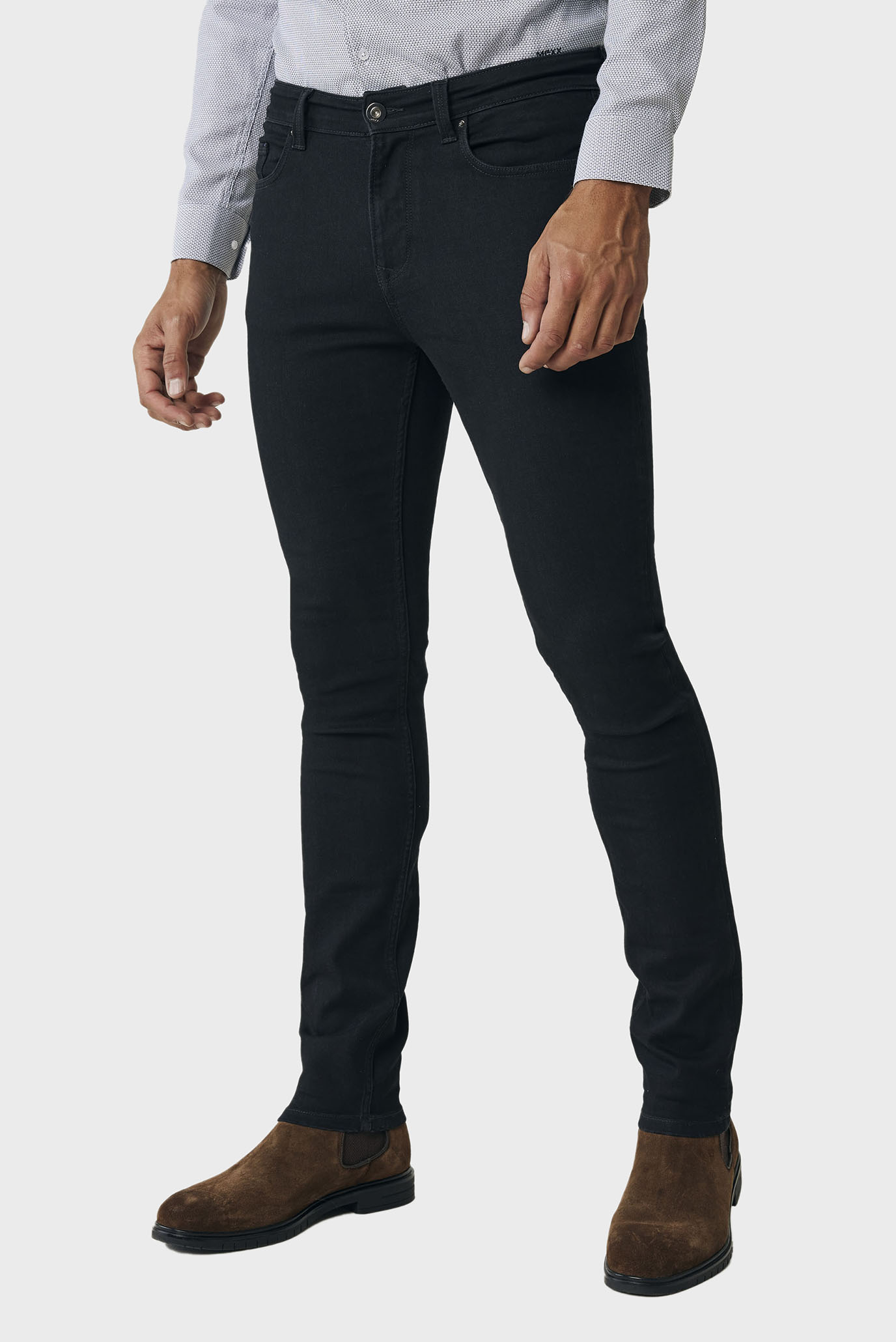 Чоловічі чорні джинси LOGAN 1