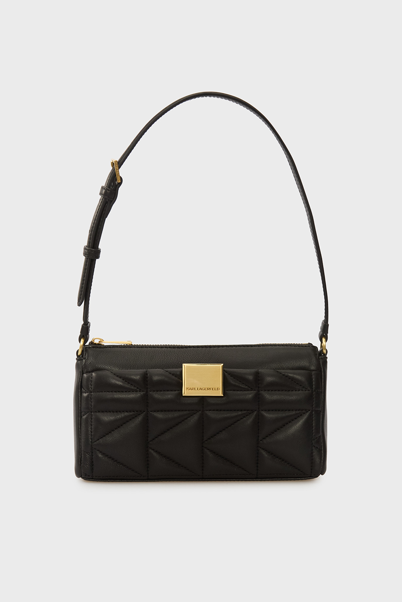Женская черная кожаная сумка kuilt Черный ONESIZE Karl Lagerfeld A3W30071 Женская черная кожаная сумка kuilt Черный ONESIZE Karl Lagerfeld A3W30071