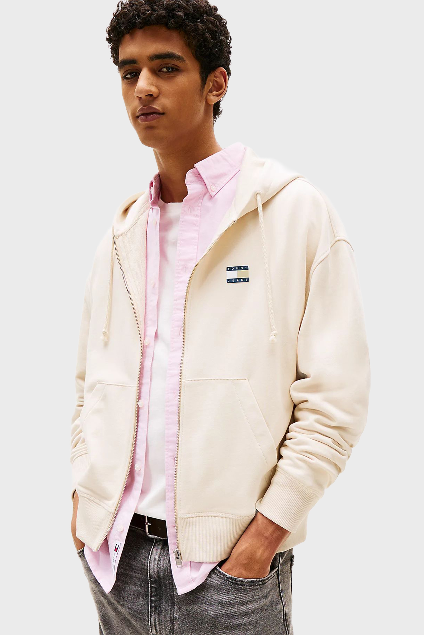 Мужское белое худи CRP NEW CLASSICS Белый M Tommy Jeans DM0DM21626 Мужское белое худи CRP NEW CLASSICS Белый M Tommy Jeans DM0DM21626