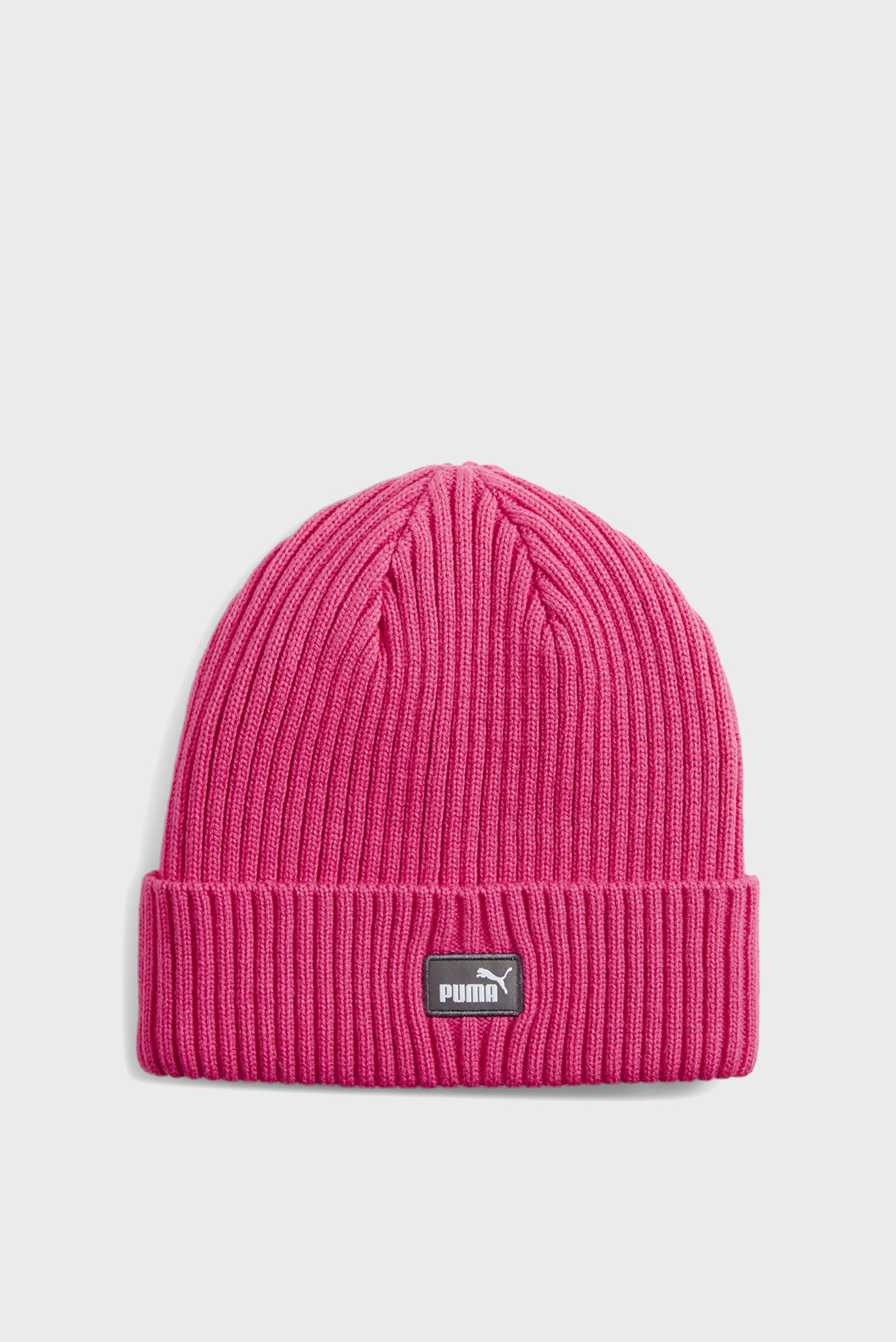 Женская малиновая шапка Classic Cuffed Beanie 1