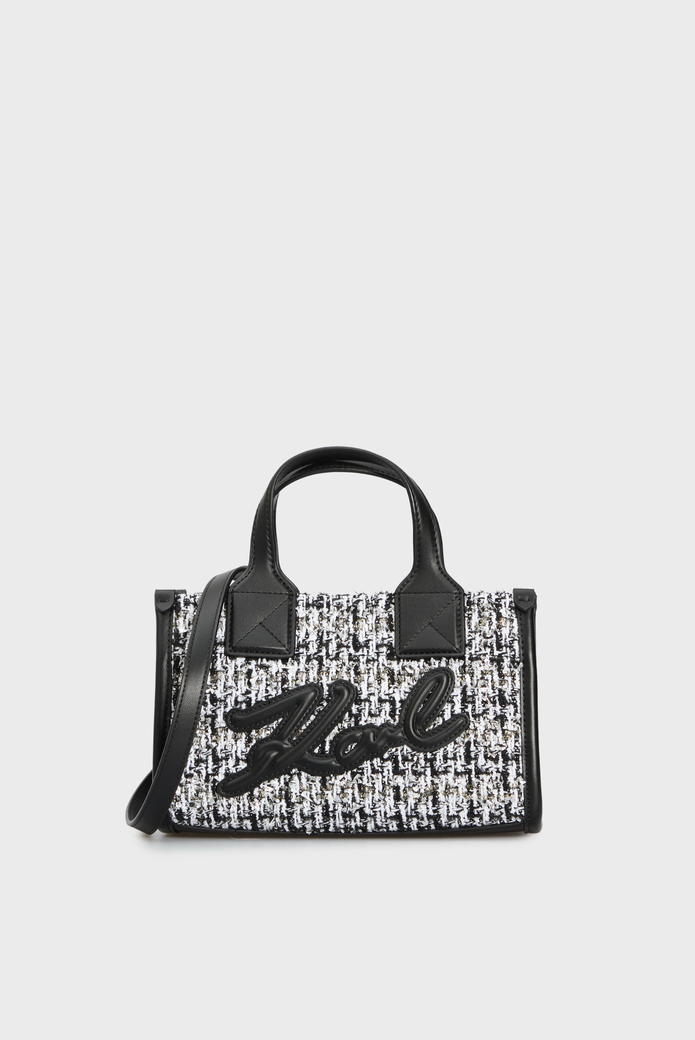 Женская черная твидовая сумка Разноцветный ONESIZE Karl Lagerfeld 246W3014 Женская черная твидовая сумка Разноцветный ONESIZE Karl Lagerfeld 246W3014