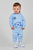 Детский голубой костюм (худи, брюки)