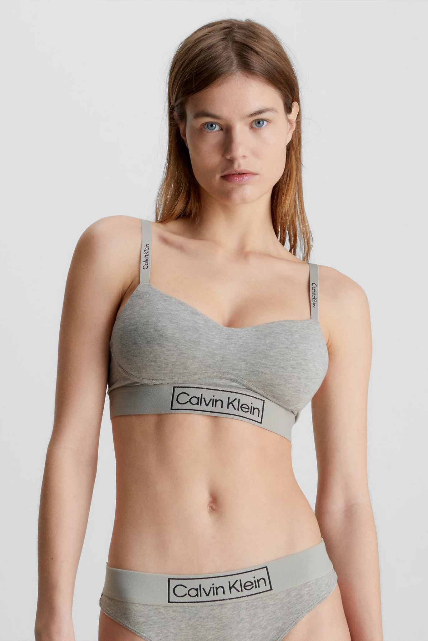 Женский серый бюстгальтер LGHT LINED BRALETTE 1