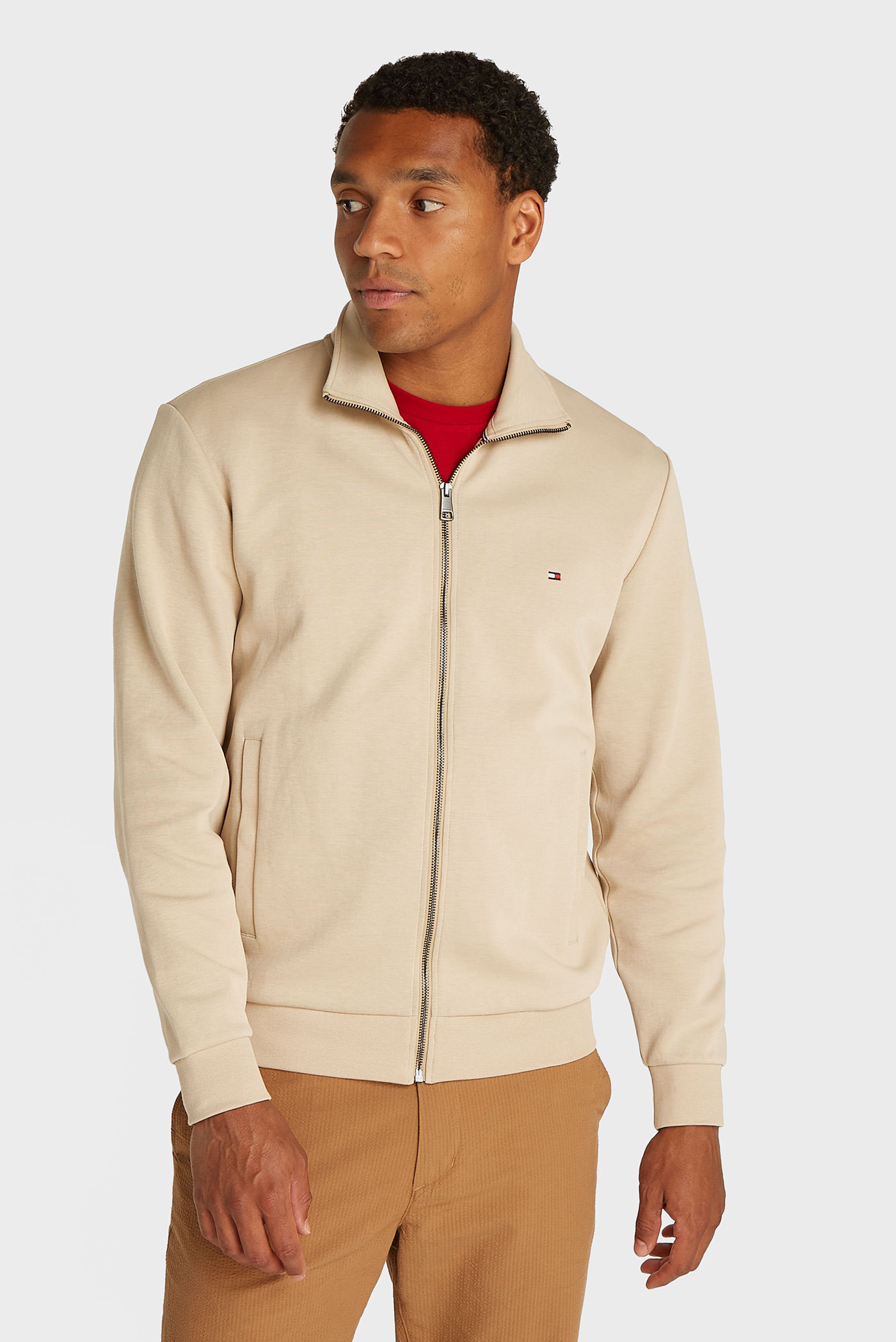 Мужская бежевая спортивная кофта ESSENTIAL INTECHNO Бежевый S Tommy Hilfiger MW0MW39209 Мужская бежевая спортивная кофта ESSENTIAL INTECHNO Бежевый S Tommy Hilfiger MW0MW39209