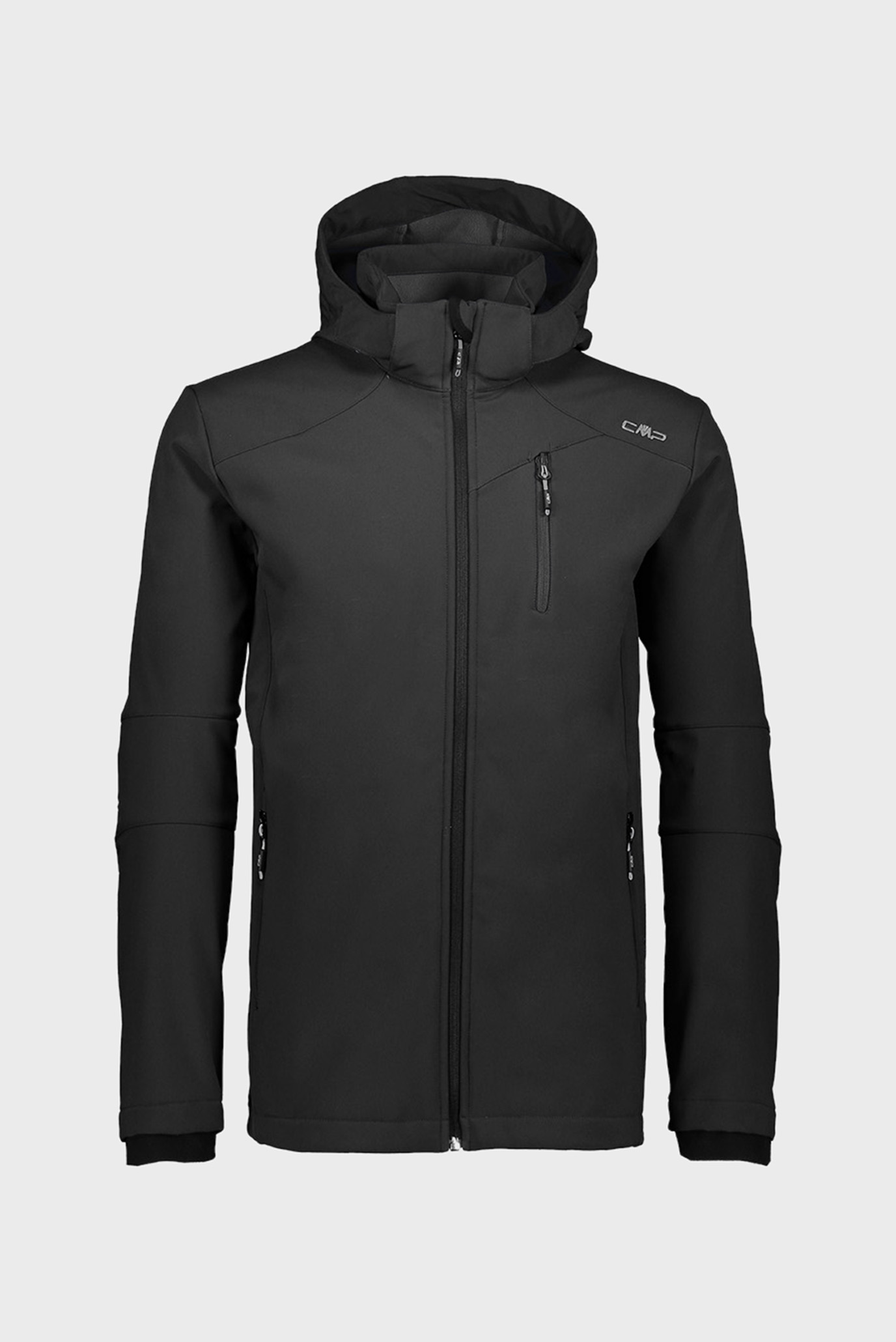 Мужская черная куртка MAN JACKET ZIP HOOD 1