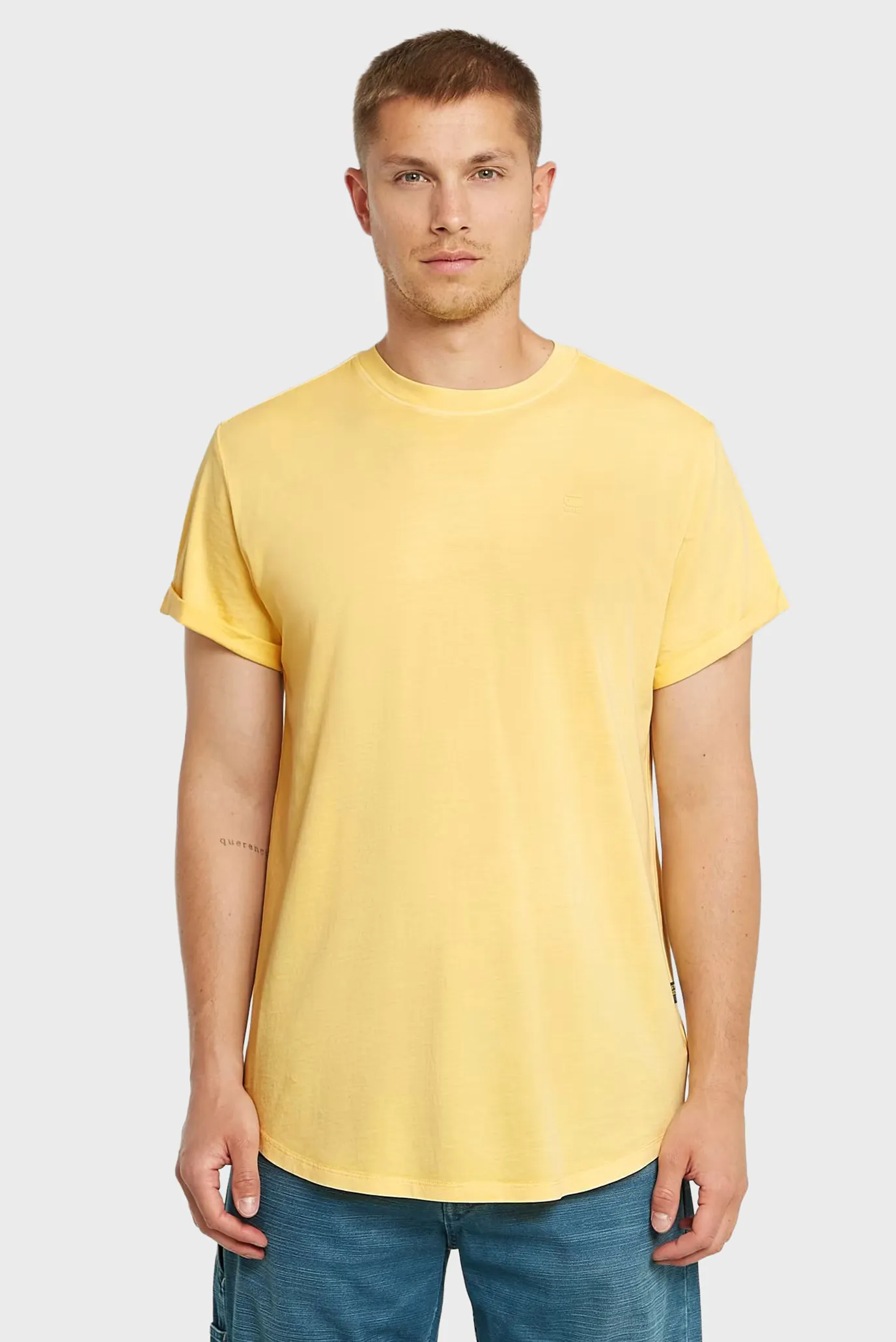 Чоловіча жовта футболка Lash 1