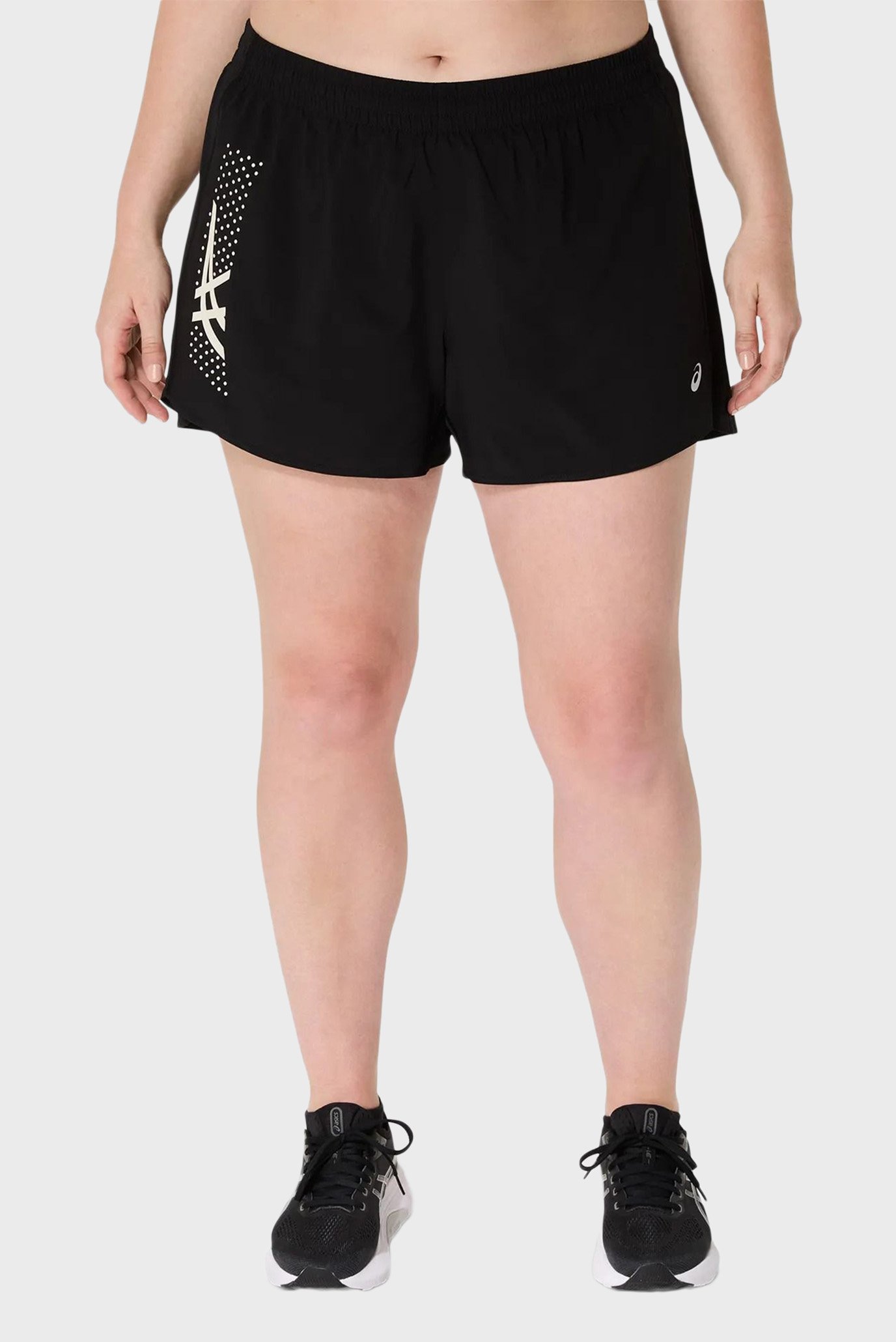 Женские черные шорты Черный L Asics 2012D178-001 Женские черные шорты Черный L Asics 2012D178-001