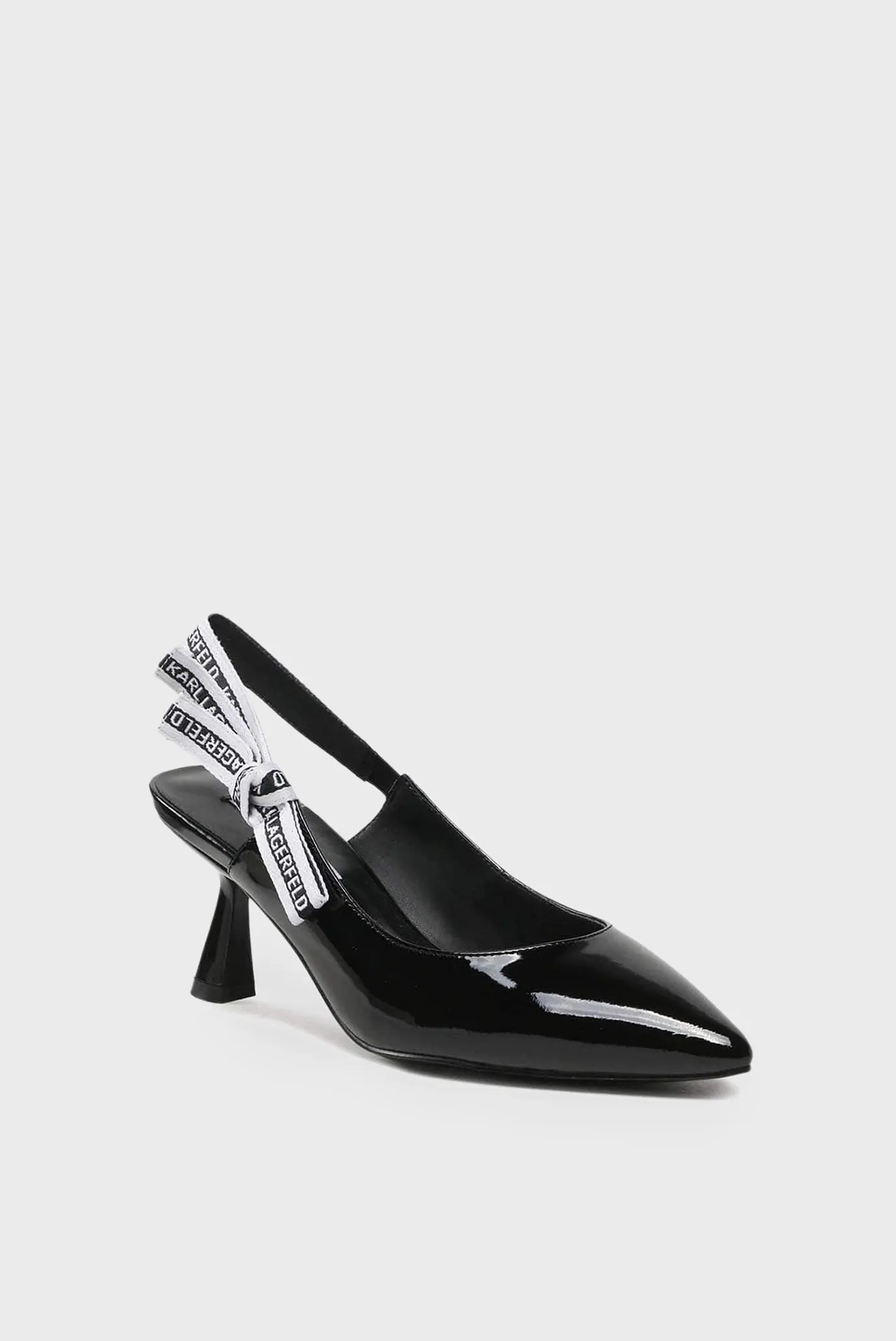 Жіночі чорні шкіряні слінгбеки 2