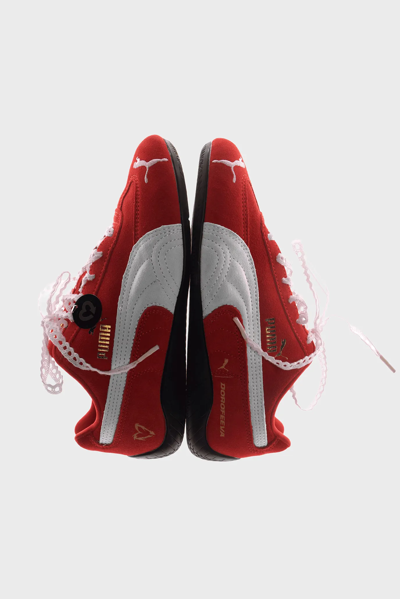 Червоні замшеві кросівки Speedcat OG Unisex PUMA 398846 — MD