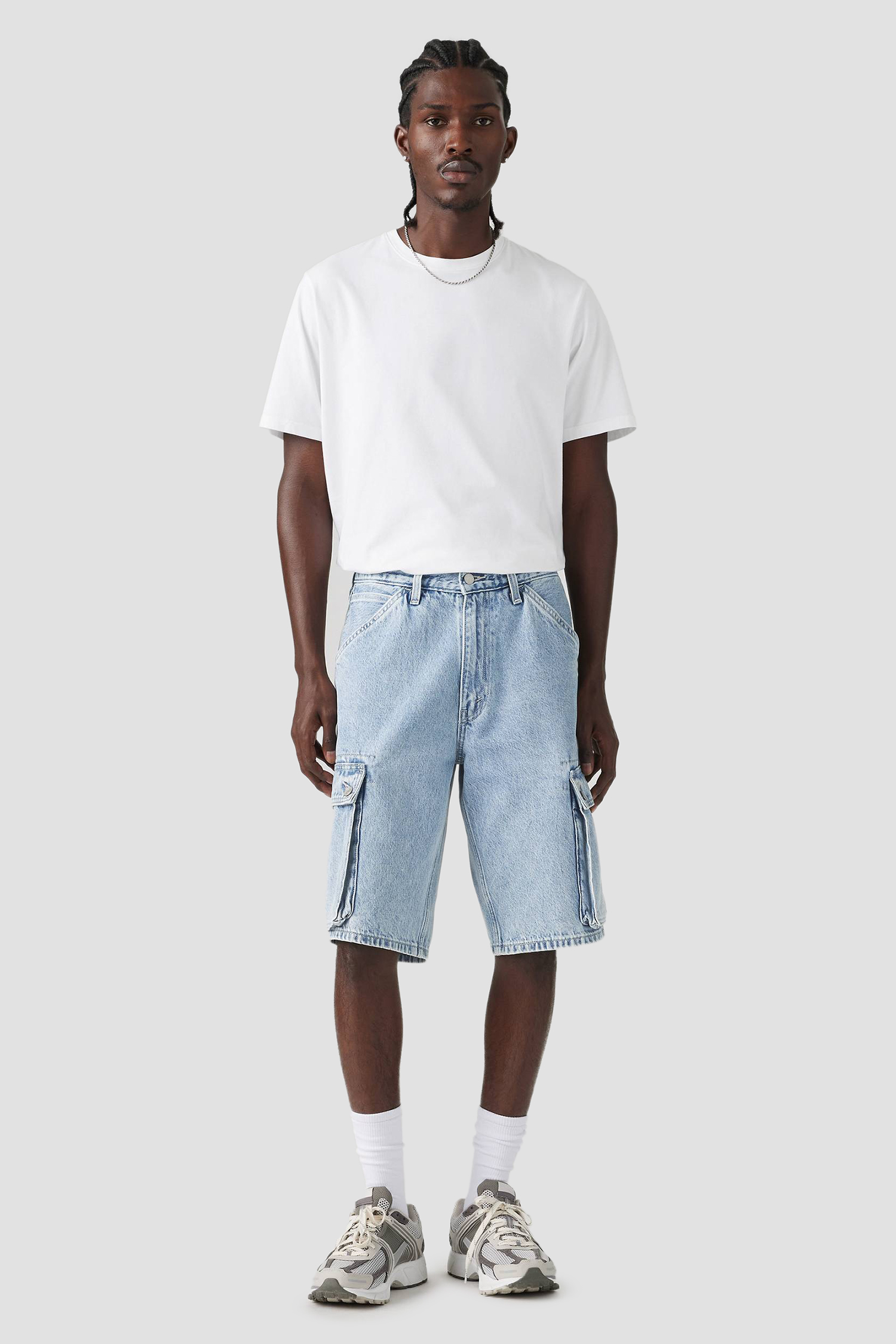 Мужские голубые джинсовые шорты 478™ Baggy Cargo Голубой 29 Levi’s® 001GU;0004 Мужские голубые джинсовые шорты 478™ Baggy Cargo Голубой 29 Levi’s® 001GU;0004