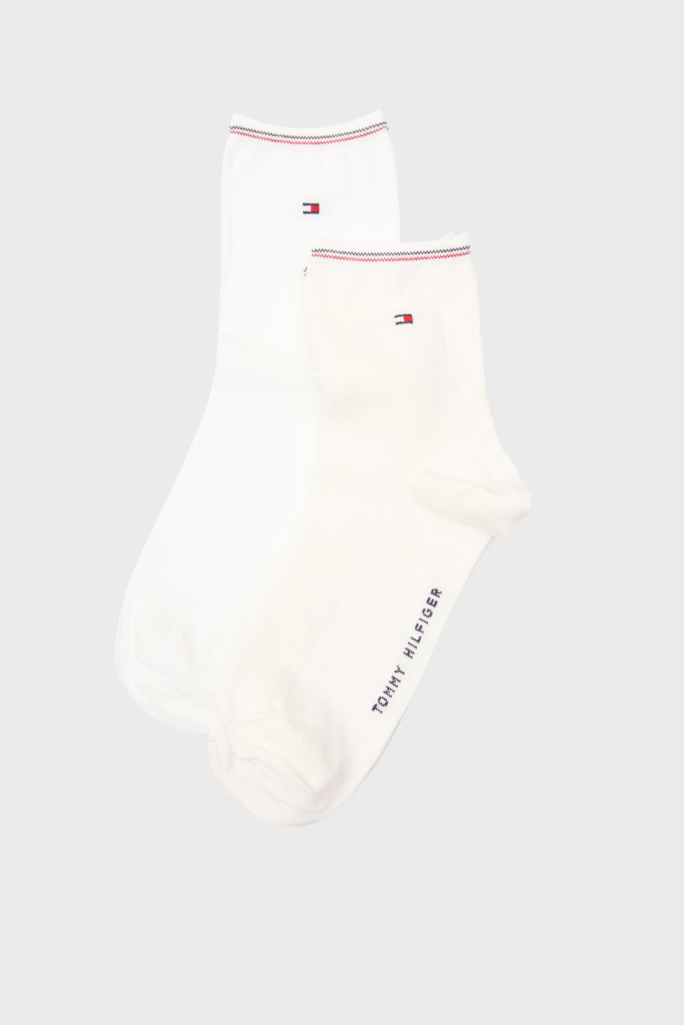 Женские белые носки (2 пары) SHINE Белый 35-38 Tommy Hilfiger 701232974 Женские белые носки (2 пары) SHINE Белый 35-38 Tommy Hilfiger 701232974