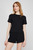 Женская черная пижама (футболка, шорты) UFSET-ROUKIN