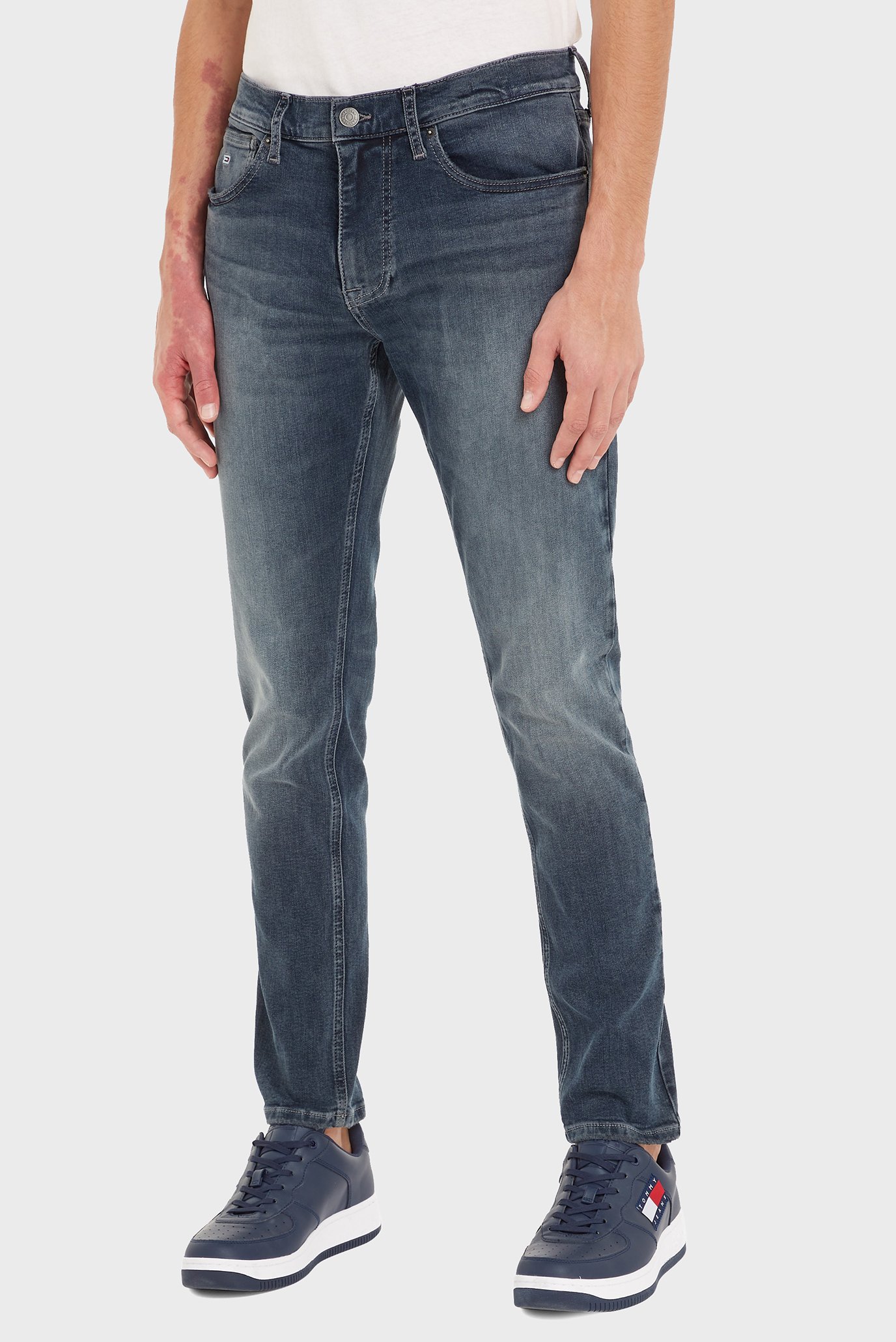 Мужские синие джинсы AUSTIN SLIM TPRD CG1268 Синий 33-32 Tommy Jeans DM0DM16634 Мужские синие джинсы AUSTIN SLIM TPRD CG1268 Синий 33-32 Tommy Jeans DM0DM16634