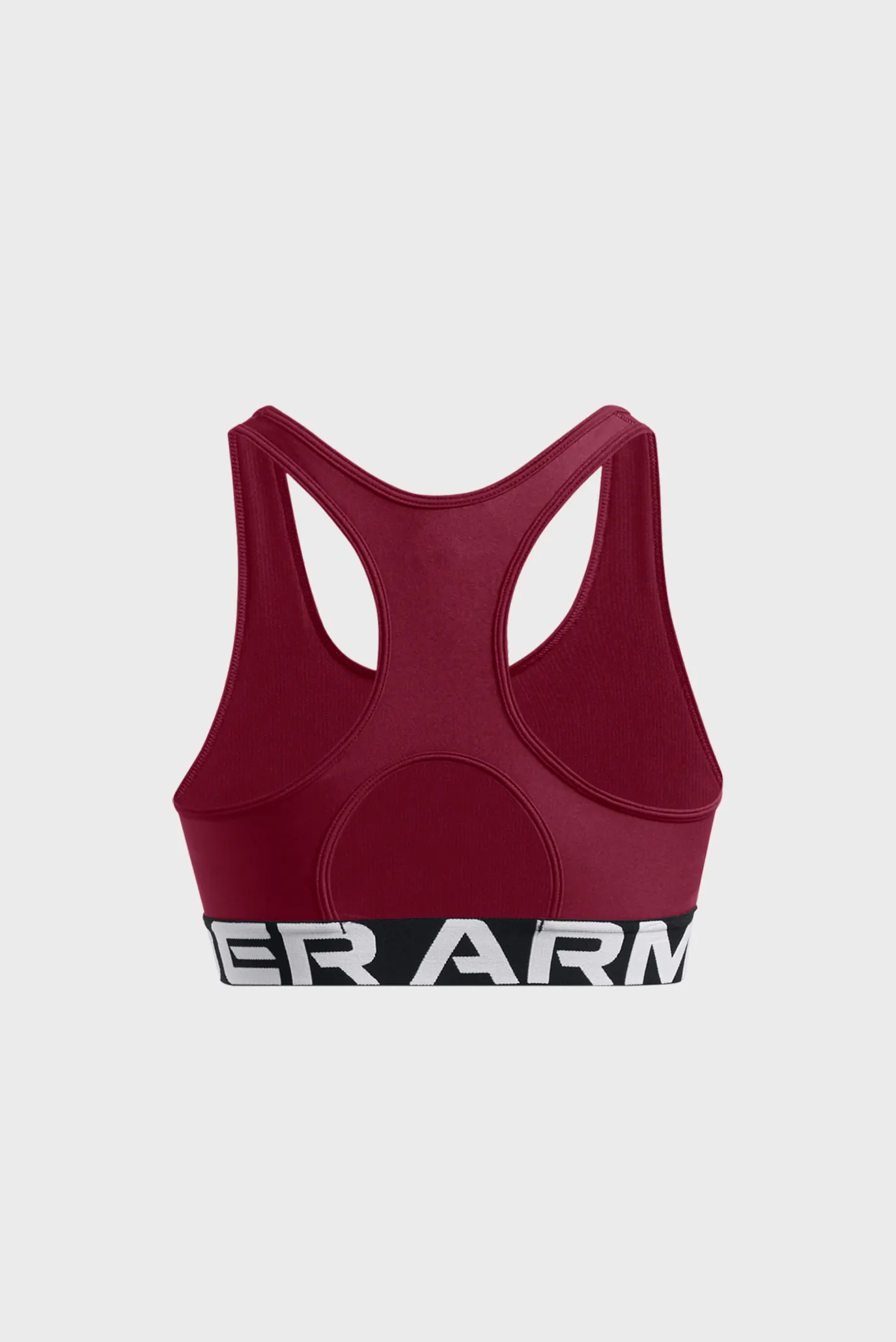 Жіночий бордовий топ UA HG Authentics Mid Branded 6