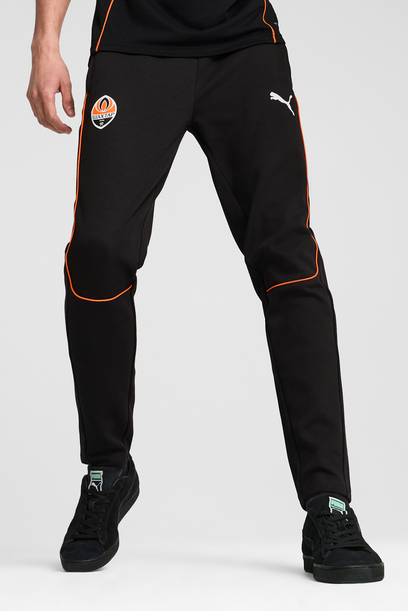 Чоловічі чорні спортивні штани FC Shakhtar Donetsk Casuals Pants Men 1