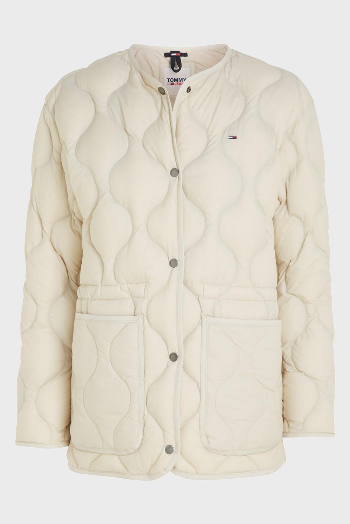 Жіночий бежевий пуховик TJW QUILTED LT DOWN JACKET 1