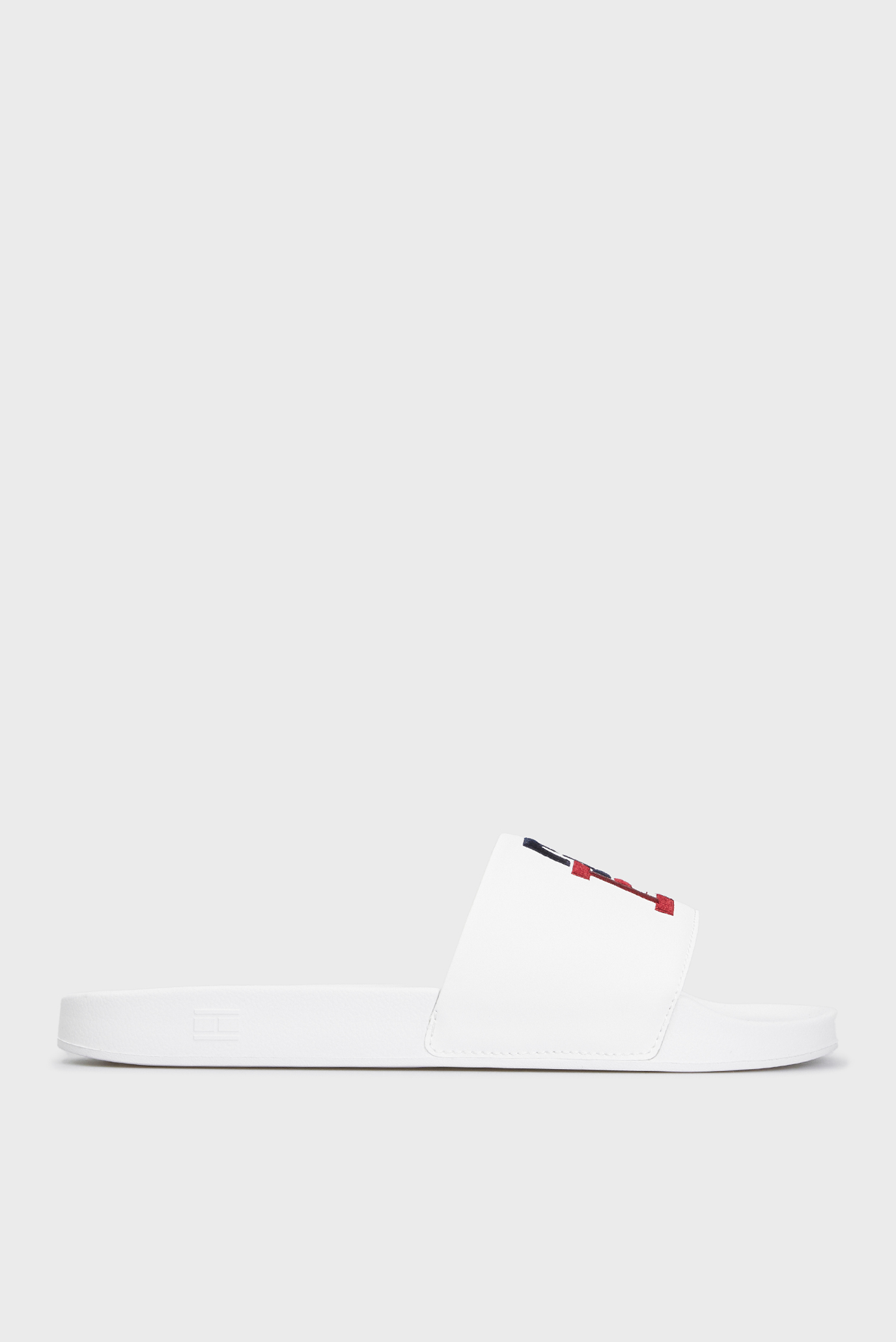 Мужские белые слайдеры TH RAISED EMBROIDERY POOL SLIDE 1