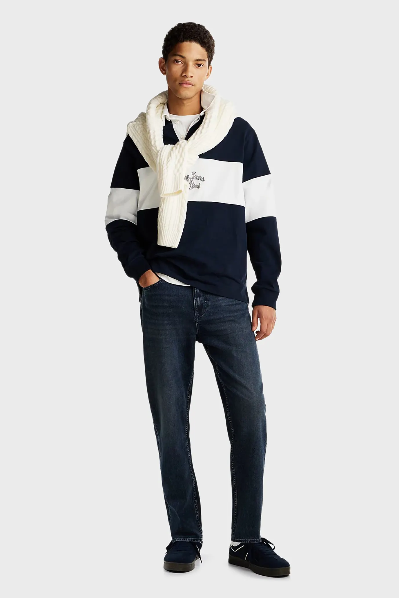 Мужские темно-синие джинсы ISAAC RLXD TPRD AI5167 2