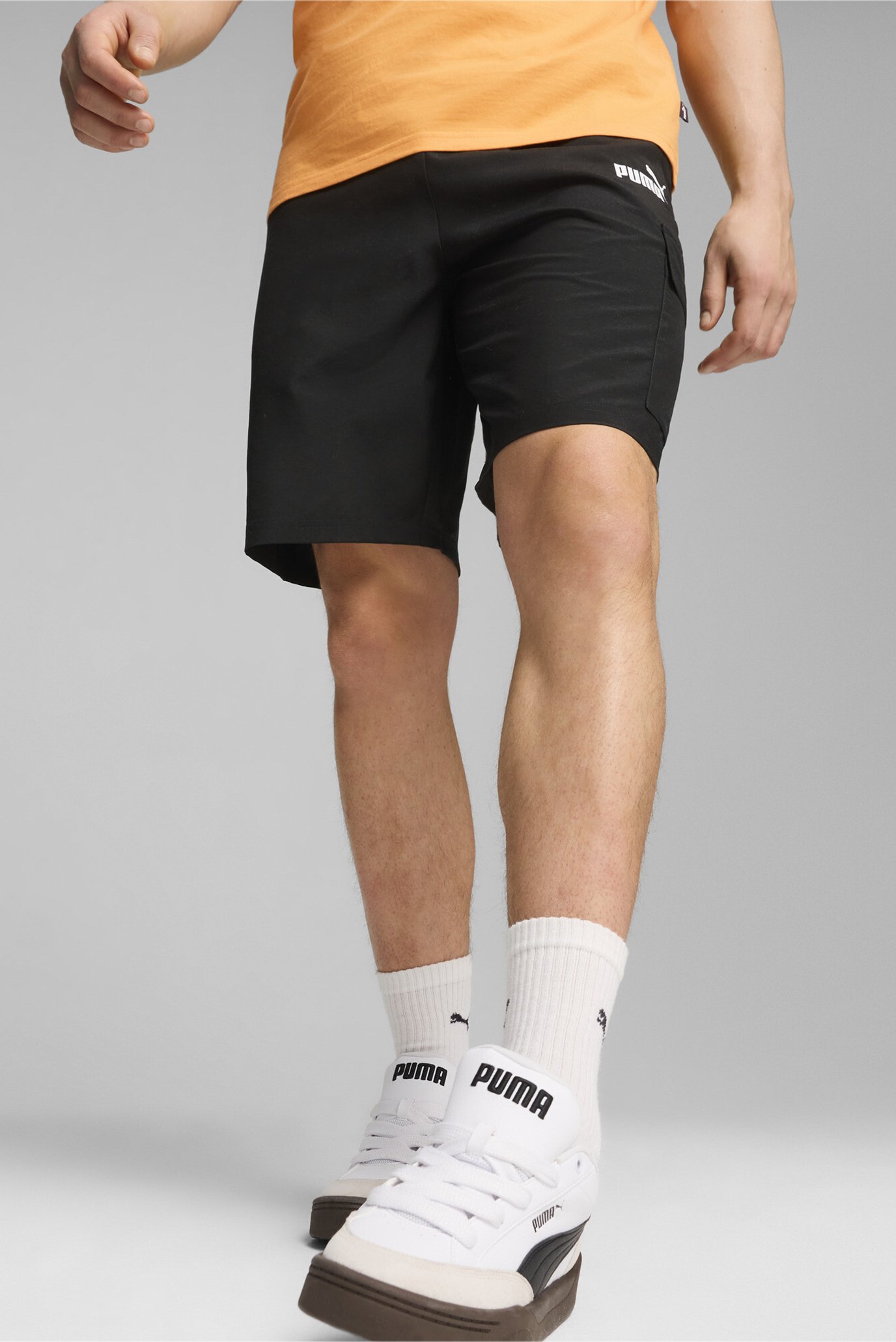 Чоловічі чорні шорти ESS Woven Men's Cargo Shorts 1