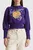 Женский фиолетовый свитшот