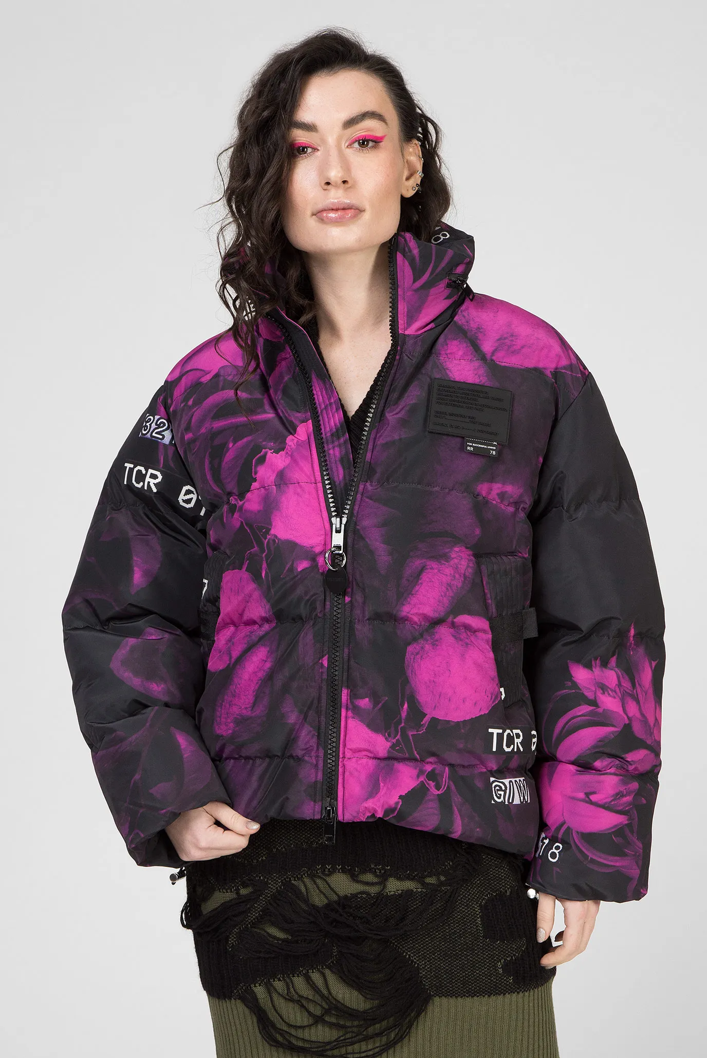 Женская куртка с принтом W-PIATIGGY Diesel 00SX1E 0WAVE — MD-Fashion