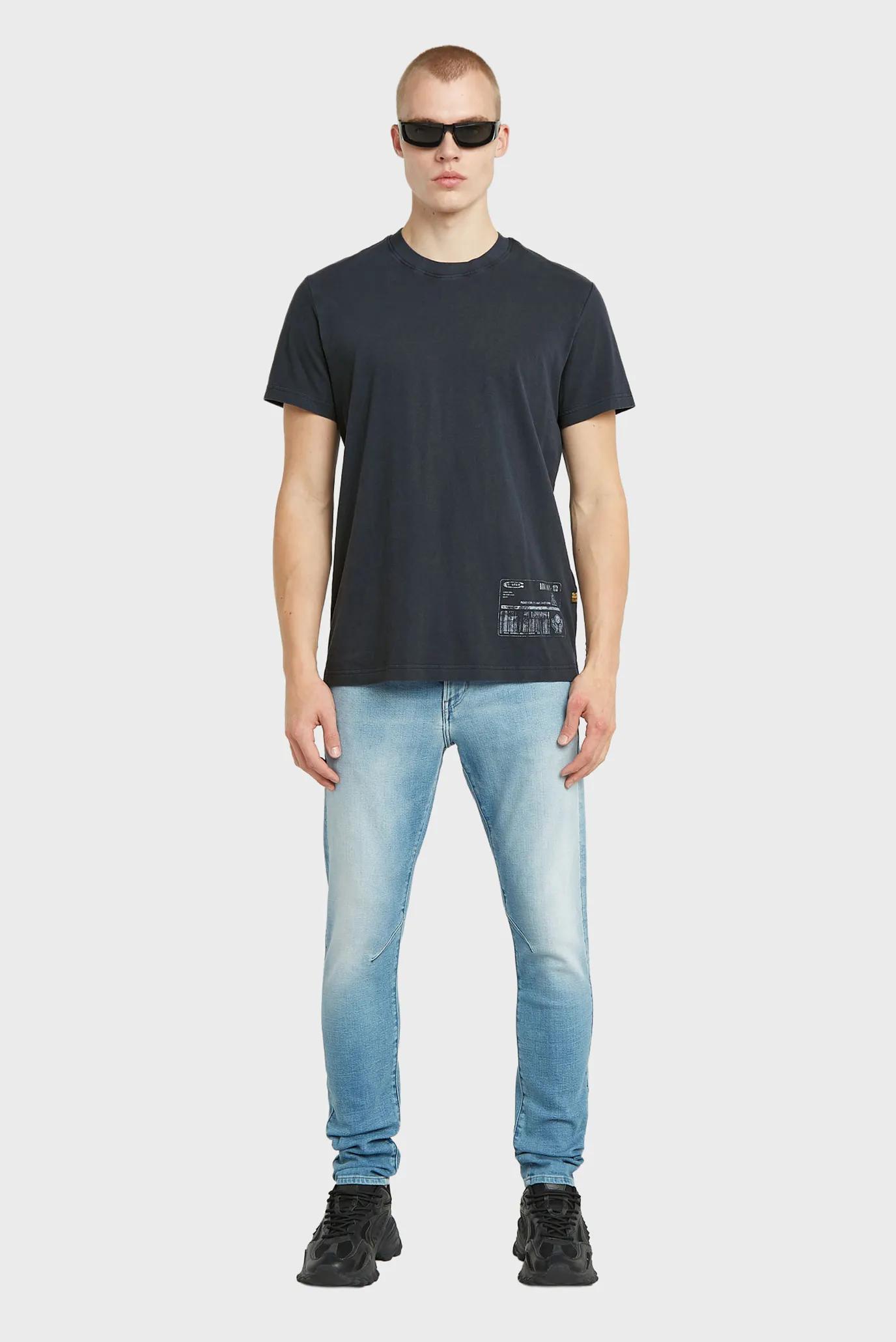 Чоловіча темно-синя футболка Shipping 2