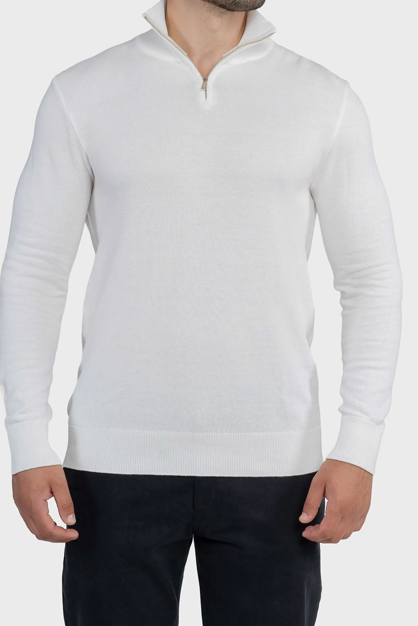 Мужская белая кофта 5