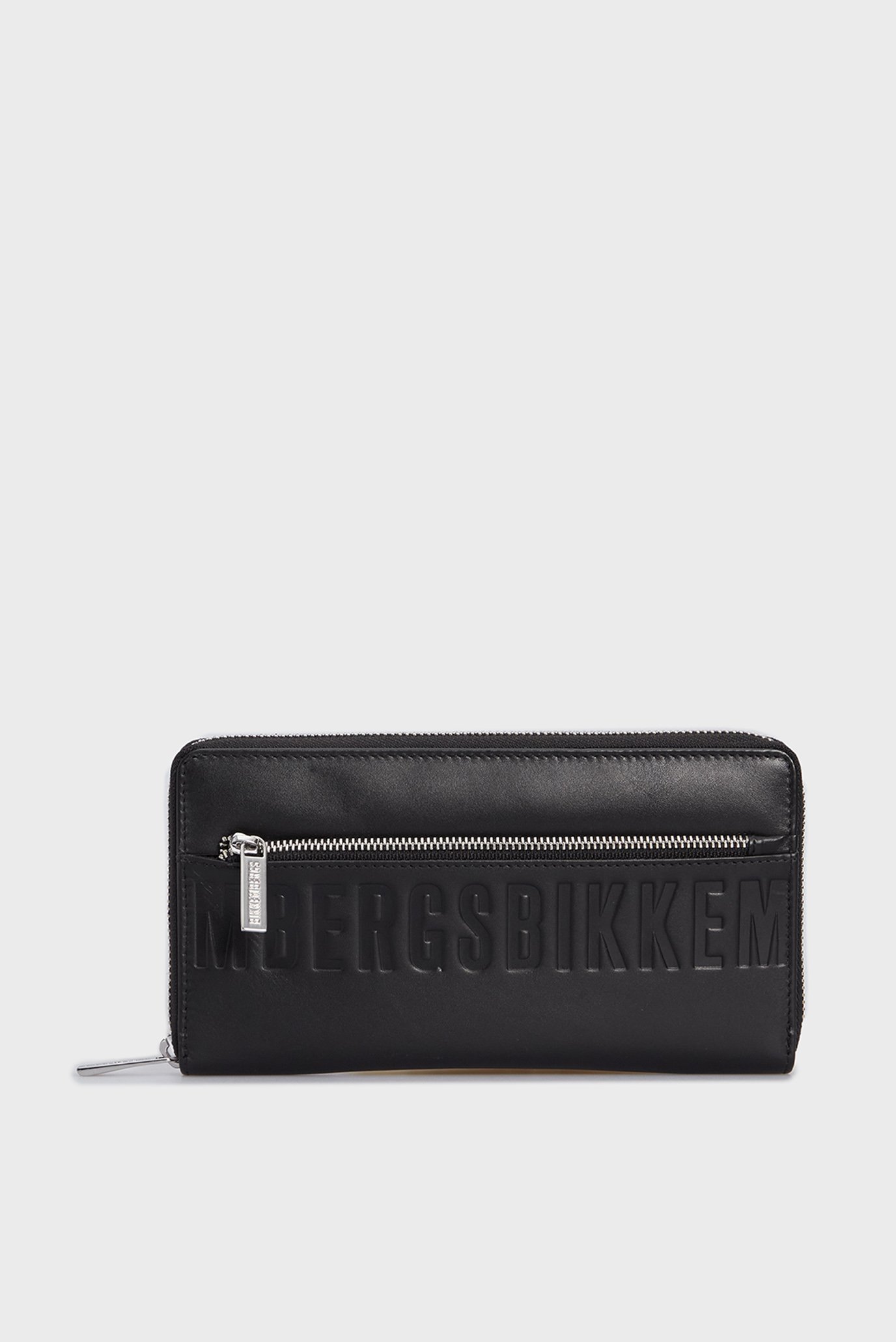 Чоловічий чорний шкіряний гаманець CLUTCH LINK 1